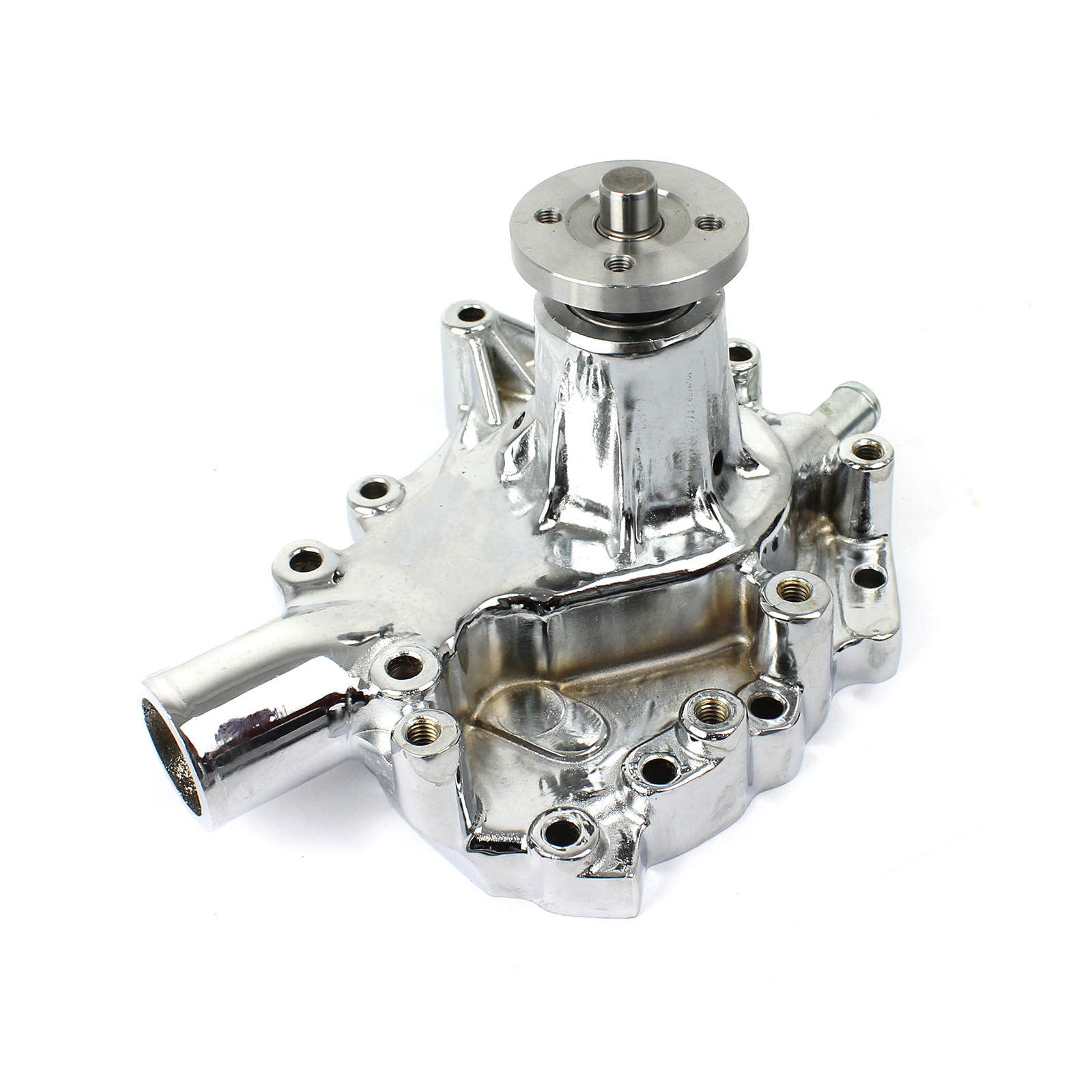 Ford 302 351C Cleveland 400M High Volumen Aluminum Water Pump Chrome eBay