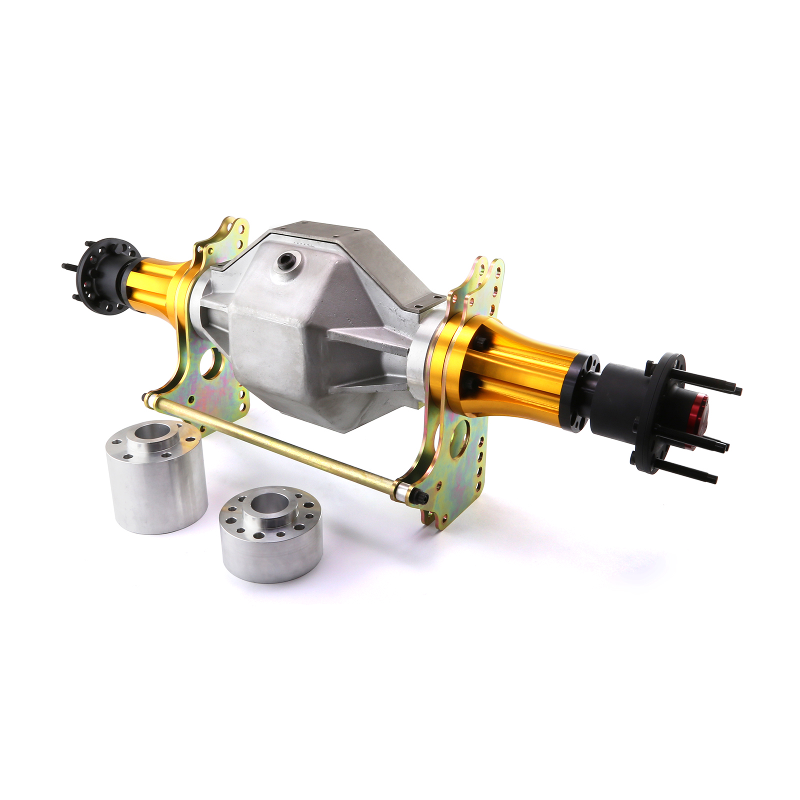 Ford 9" Heavy Duty Aluminum Differential Floater 4 Link Assembly with Spacers
