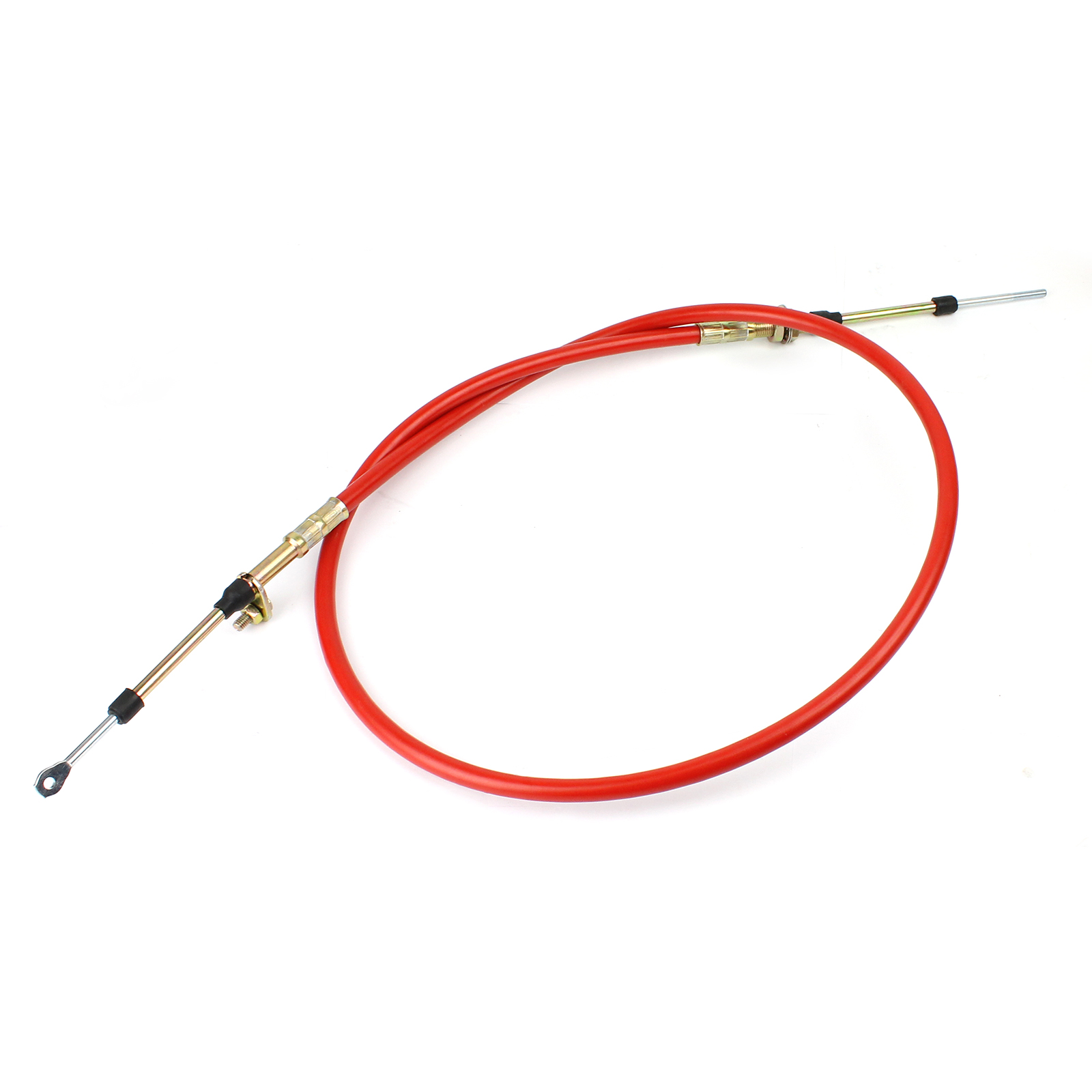 Speedmaster® PCE219.1002 4 Ft. Length Shifter Cable Eyelet Threaded Morse Style - Suits HURST