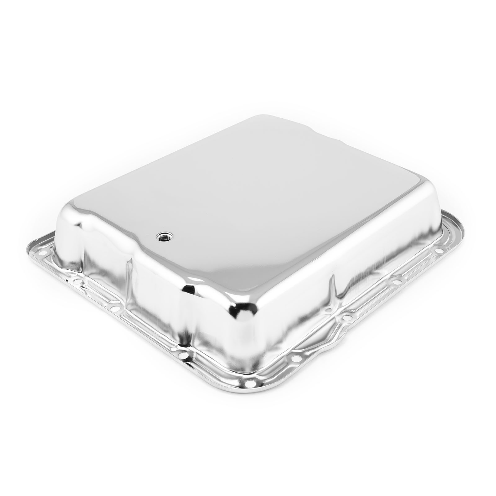 Speedmaster® PCE221.1003 Turbo 700R4 Deep Transmission Oil Pan Chrome (With Oil Drain)