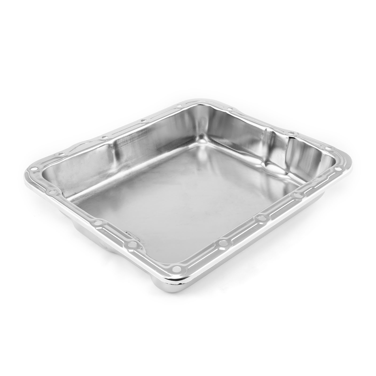 Speedmaster® PCE221.1003 Turbo 700R4 Deep Transmission Oil Pan Chrome (With Oil Drain)