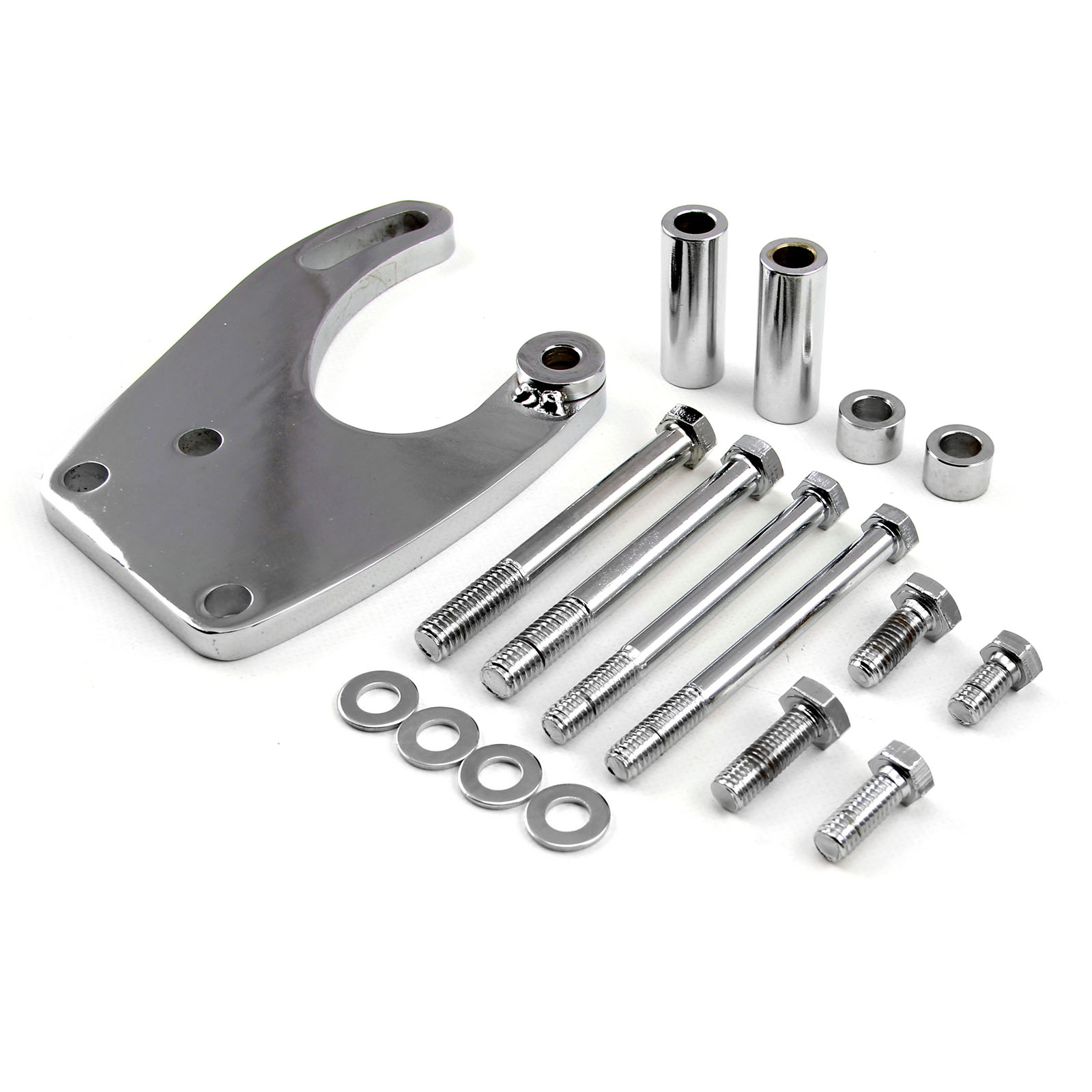 Ford SB 289 302 Windsor Power Steering Bracket Kit Chrome