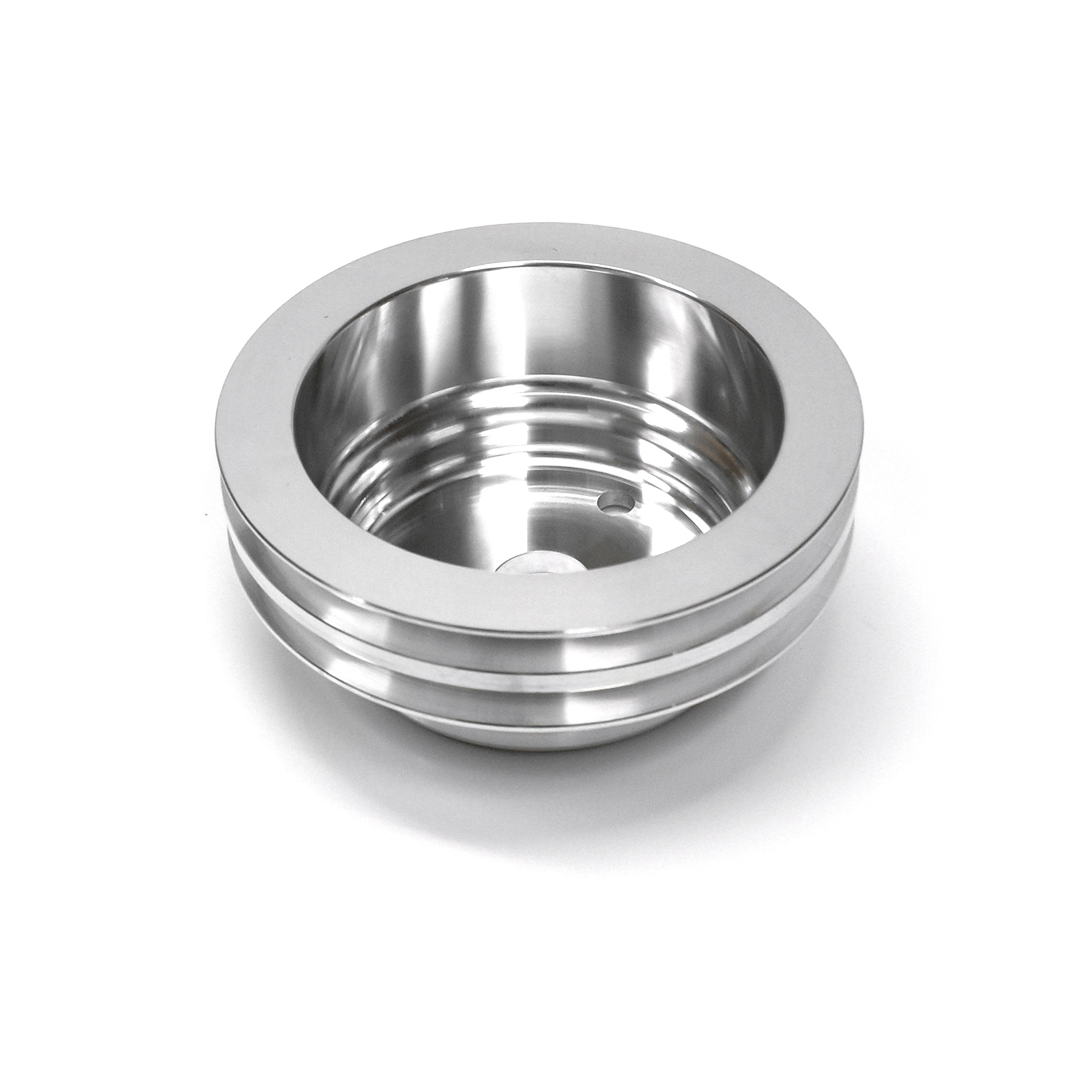 Speedmaster® PCE239.1010 Chevy SBC 350 Billet Aluminum Long Water Pump Lwp 2 Groove Crank Pulley