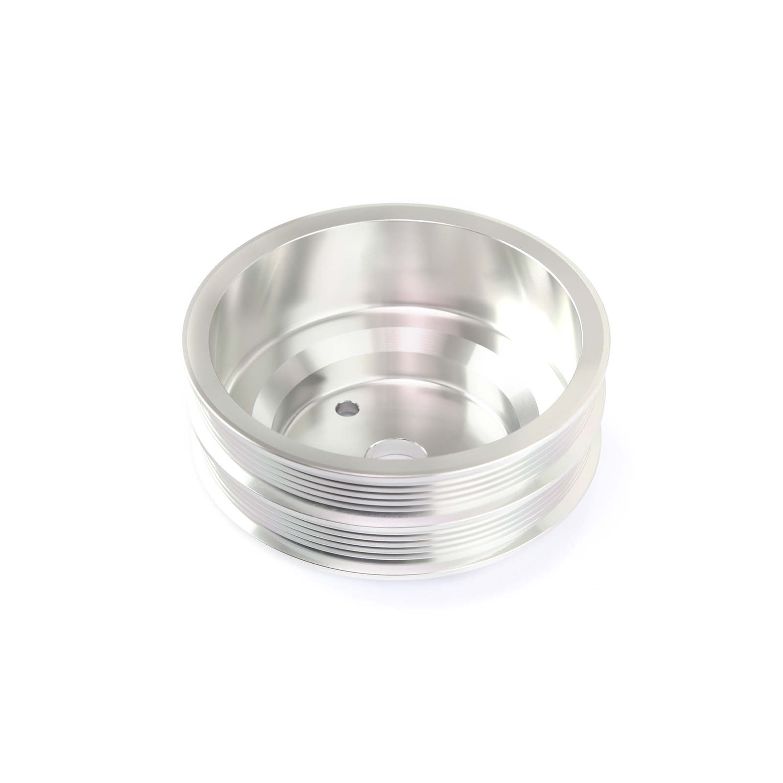 Speedmaster® PCE239.1024 Chevy SBC Billet Aluminum Long Water Pump Lwp Dual Serpentine Pulley