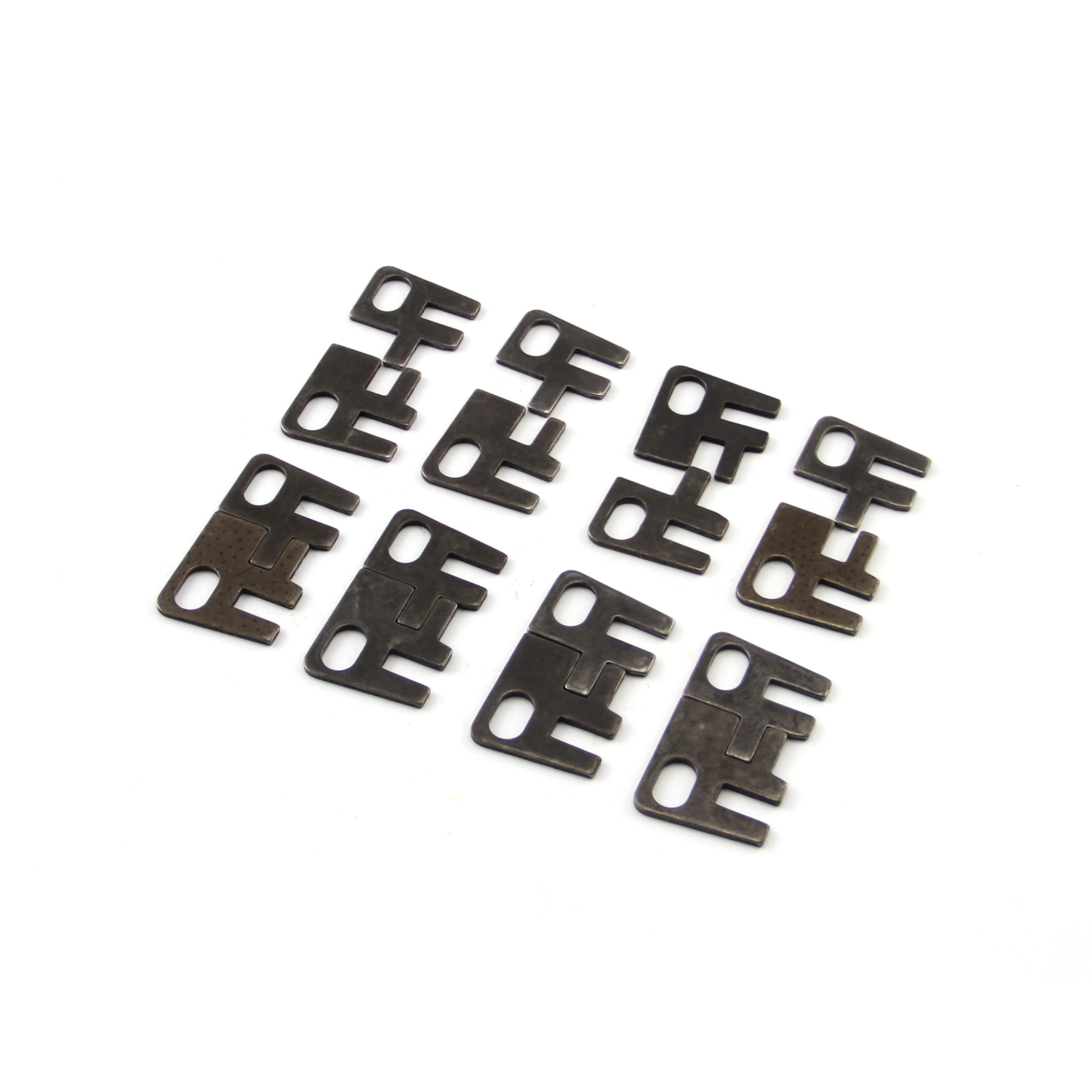 Speedmaster® PCE251.1014 Ford SB 289 302 351 Windsor Flat Guide Plates (5/16" P/Rod- 7/16" S/H - 2Pc Adj)