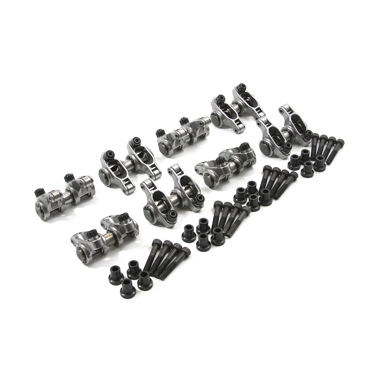 Speedmaster® PCE261.1118 Chevy GM LS1 / LS6 1.8 Ratio Adjustable Stainless Steel Roller Rocker Arm Set