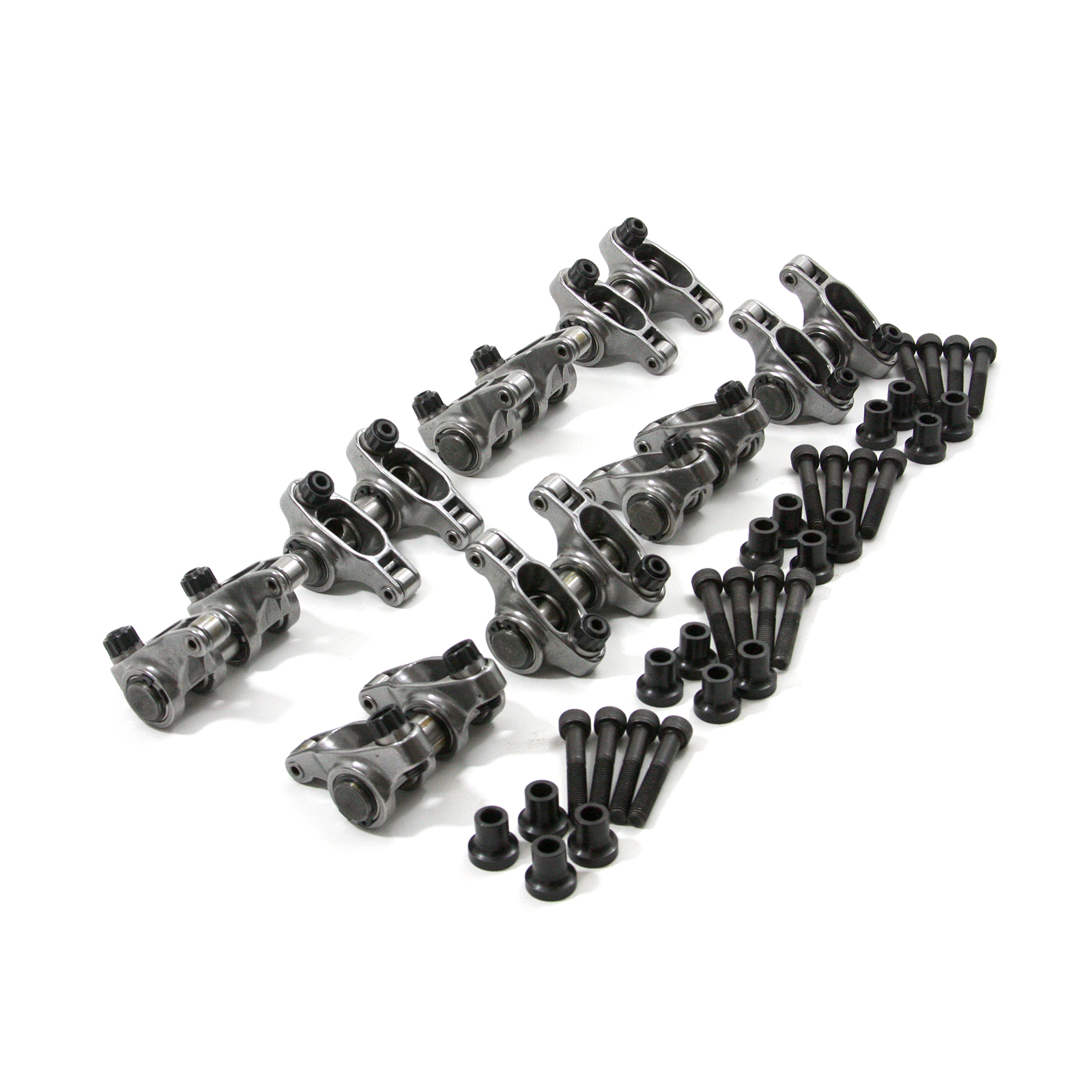 Speedmaster® PCE261.1118 Chevy GM LS1 / LS6 1.8 Ratio Adjustable Stainless Steel Roller Rocker Arm Set