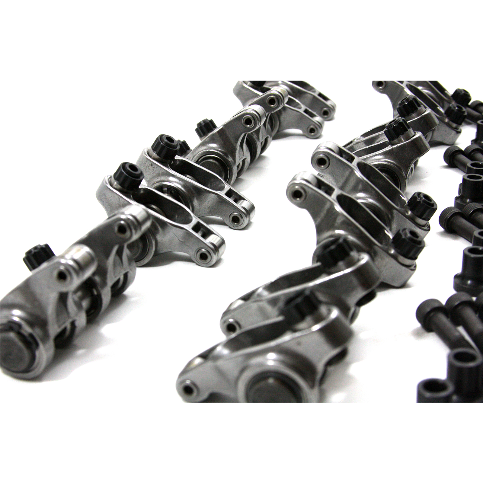 Speedmaster® PCE261.1118 Chevy GM LS1 / LS6 1.8 Ratio Adjustable Stainless Steel Roller Rocker Arm Set