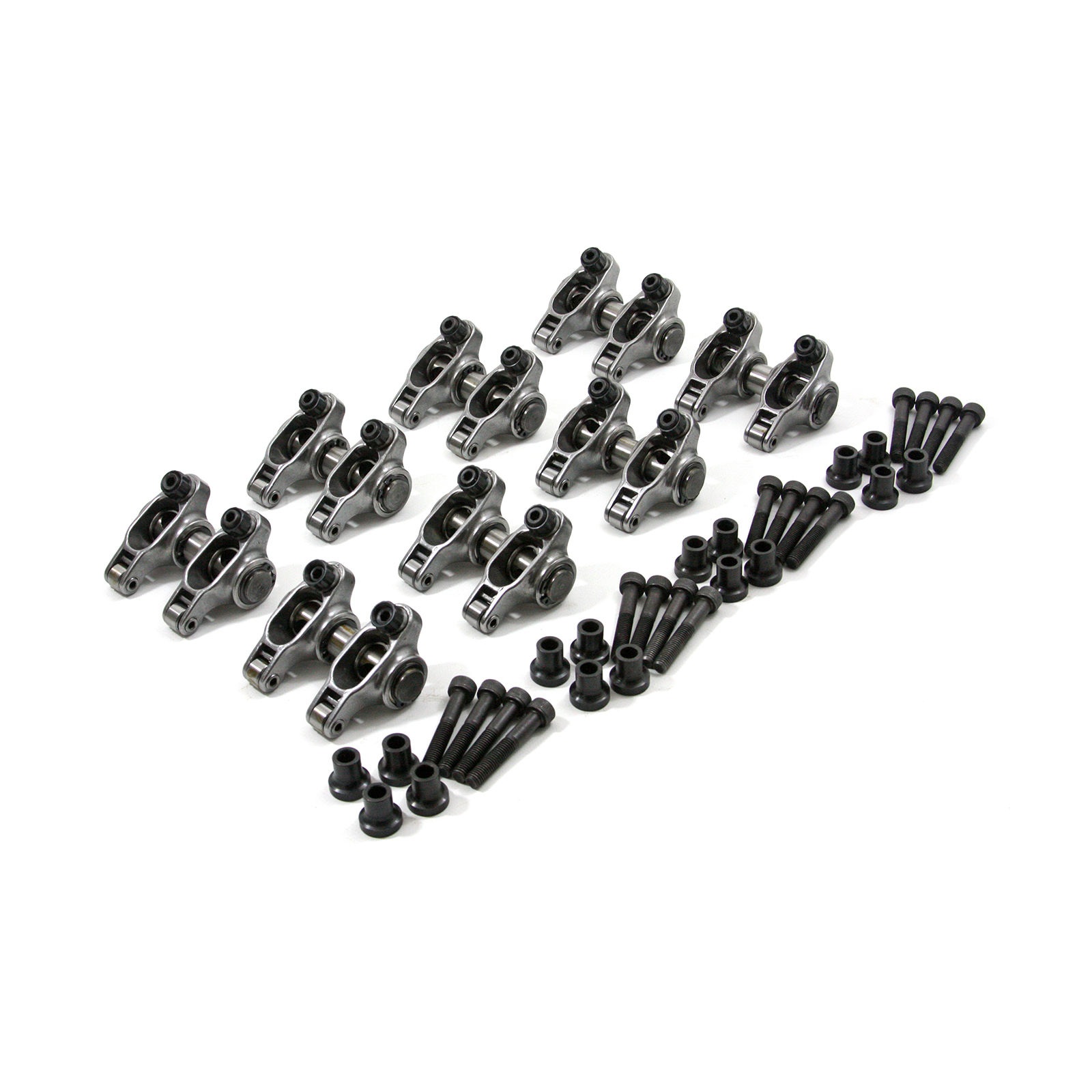 Speedmaster® PCE261.1118 Chevy GM LS1 / LS6 1.8 Ratio Adjustable Stainless Steel Roller Rocker Arm Set