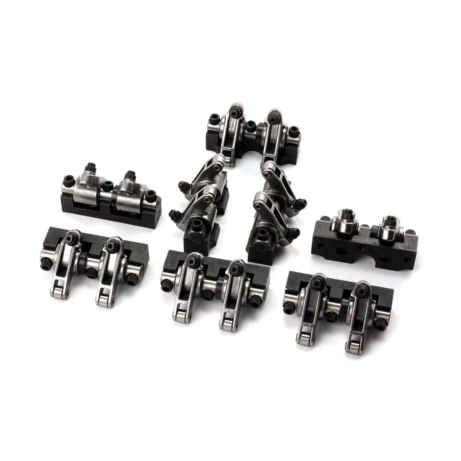 Speedmaster® PCE261.1108 Chevy SBC 350 1.5 Ratio Stainless Steel Shaft Mount Roller Rocker Arm Set