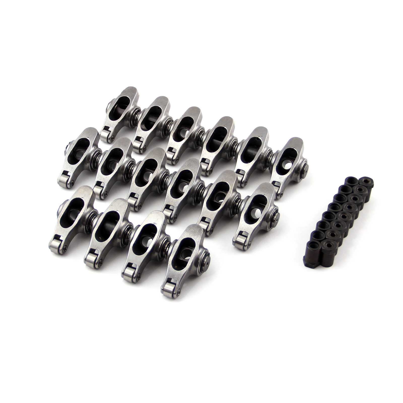Ford 351C Cleveland 460 1.73 7/16" Stainless Steel Roller Rocker Arm Set