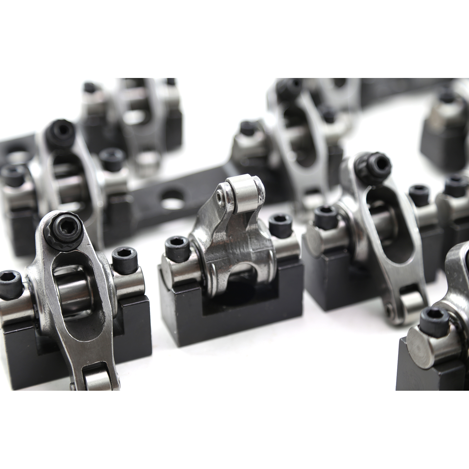 Speedmaster® PCE261.1115 Chevy BBC 454 Shaft Mount 1.7 Ratio Stainless Steel Heavy Duty Race Rocker Arms