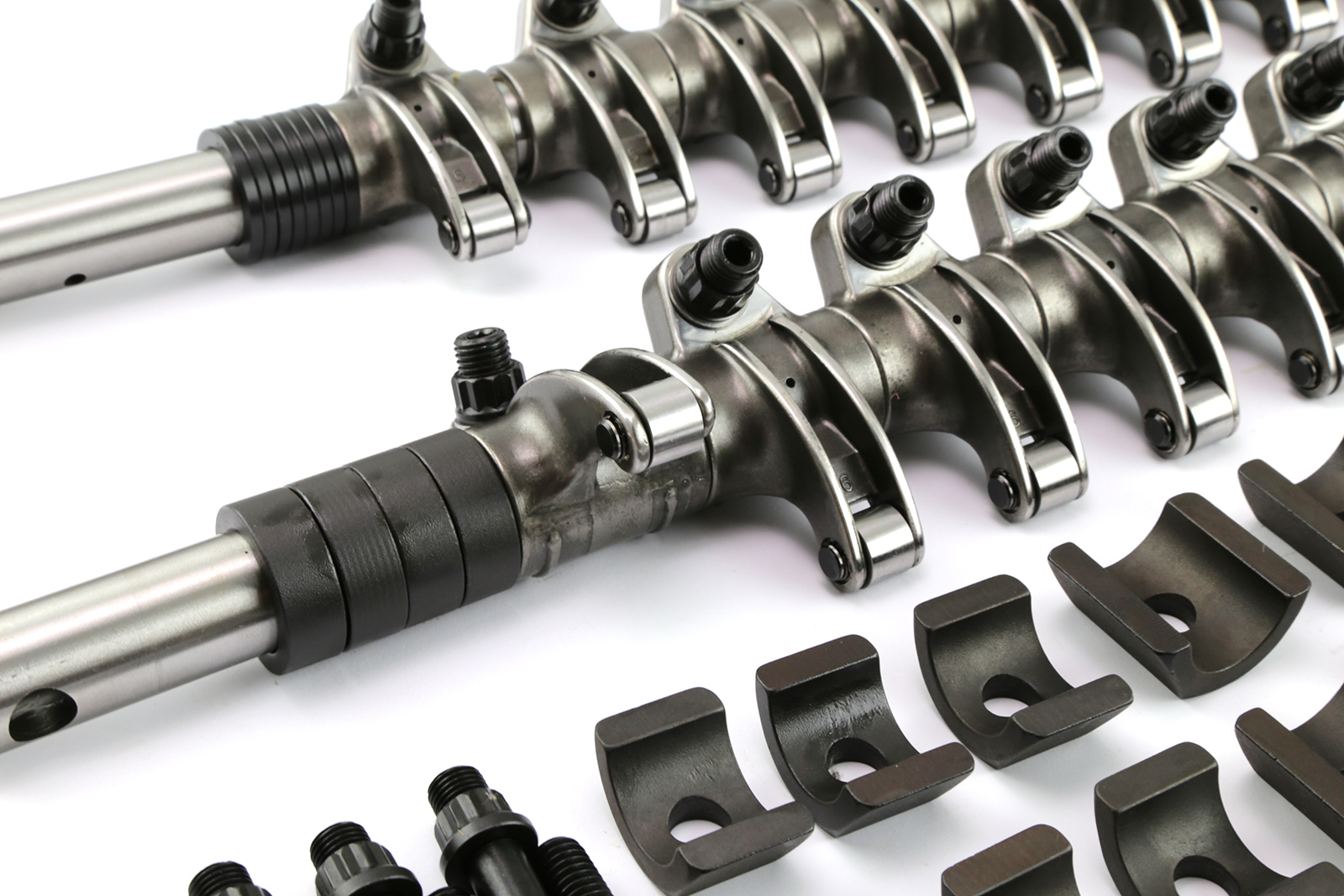 thumbnail image 2 of PRW Power Mustang Elite Series Stainless Steel Rocker Arms; 1.7 Ratio X 7/16-Inch 0230207 (79-95 2 of 12