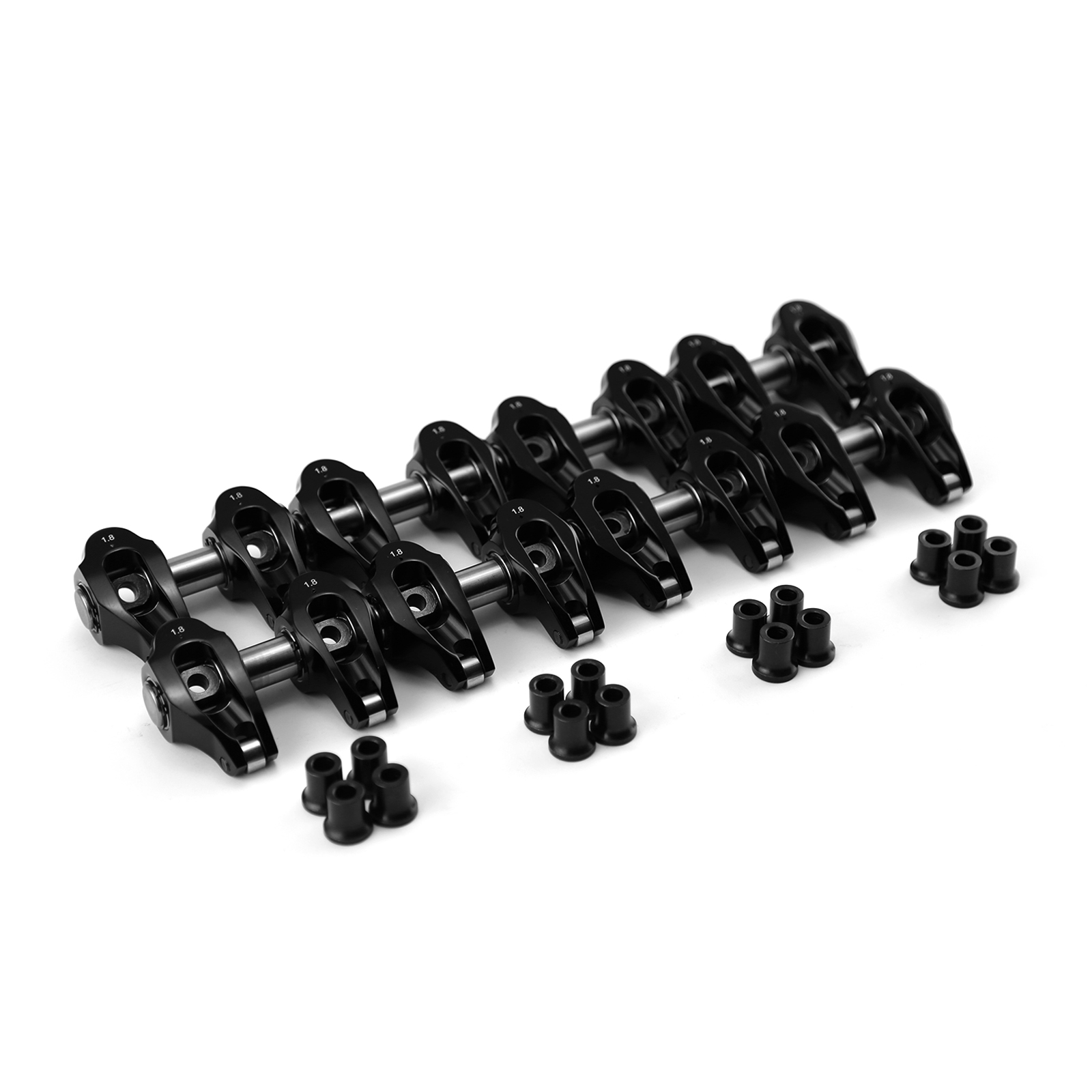 fit Chevy LS3 1.8 Ratio Aluminum Pedestal Mount Roller Rocker Arm Set