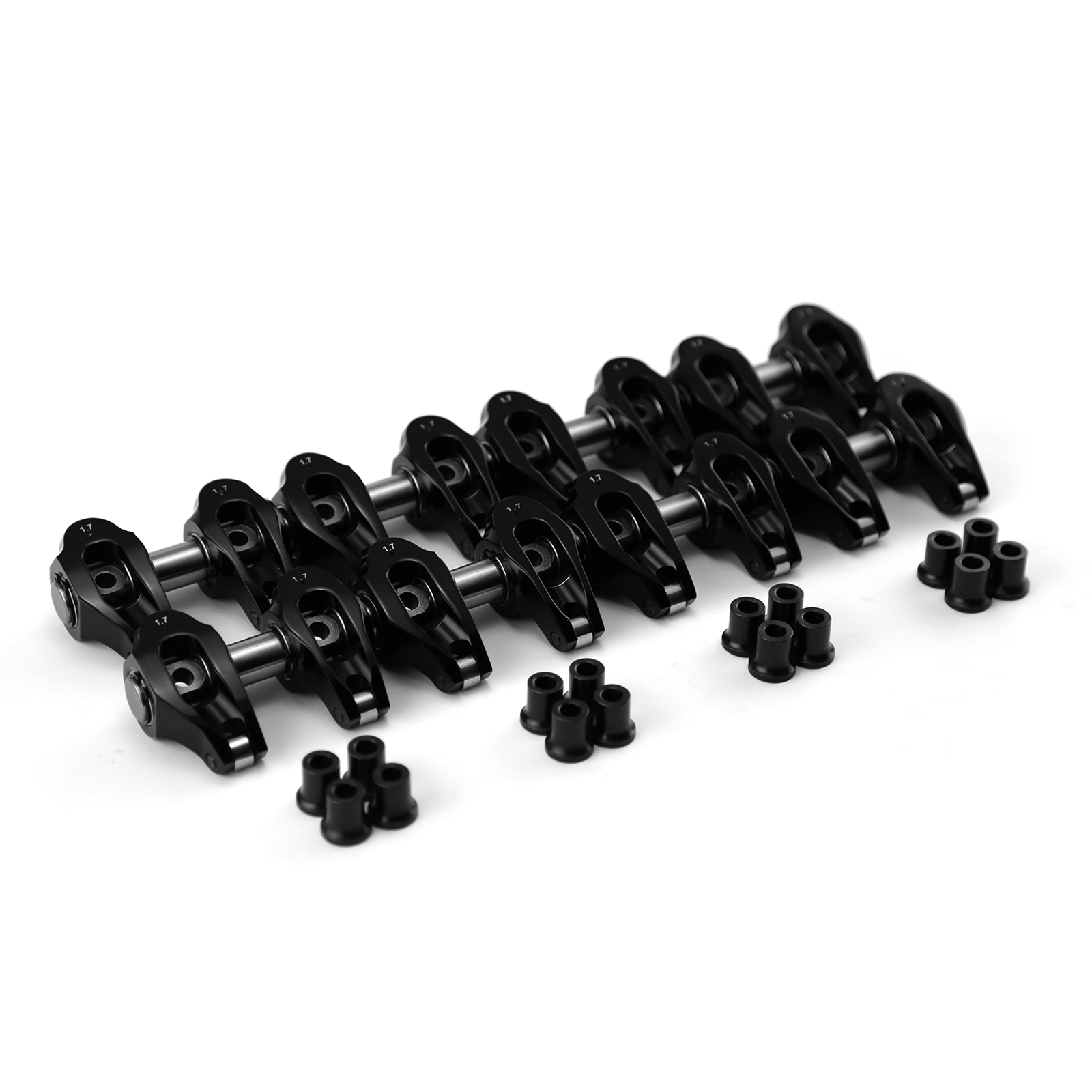 fit Chevy LS3 1.7 Ratio Aluminum Pedestal Mount Roller Rocker Arm Set