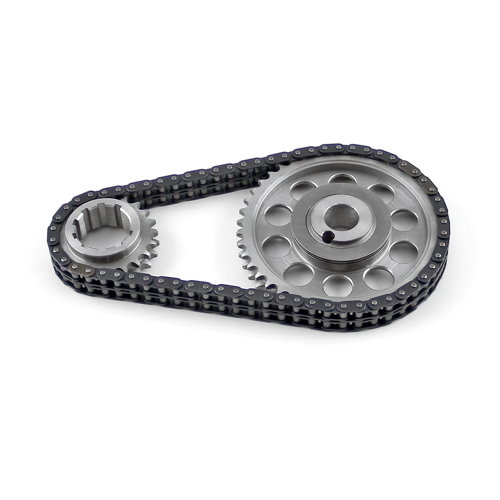 Speedmaster® PCE264.1015 Ford 429 460 Double Roller 9 Keyway Billet Steel Timing Chain Kit (Tor/Brg)