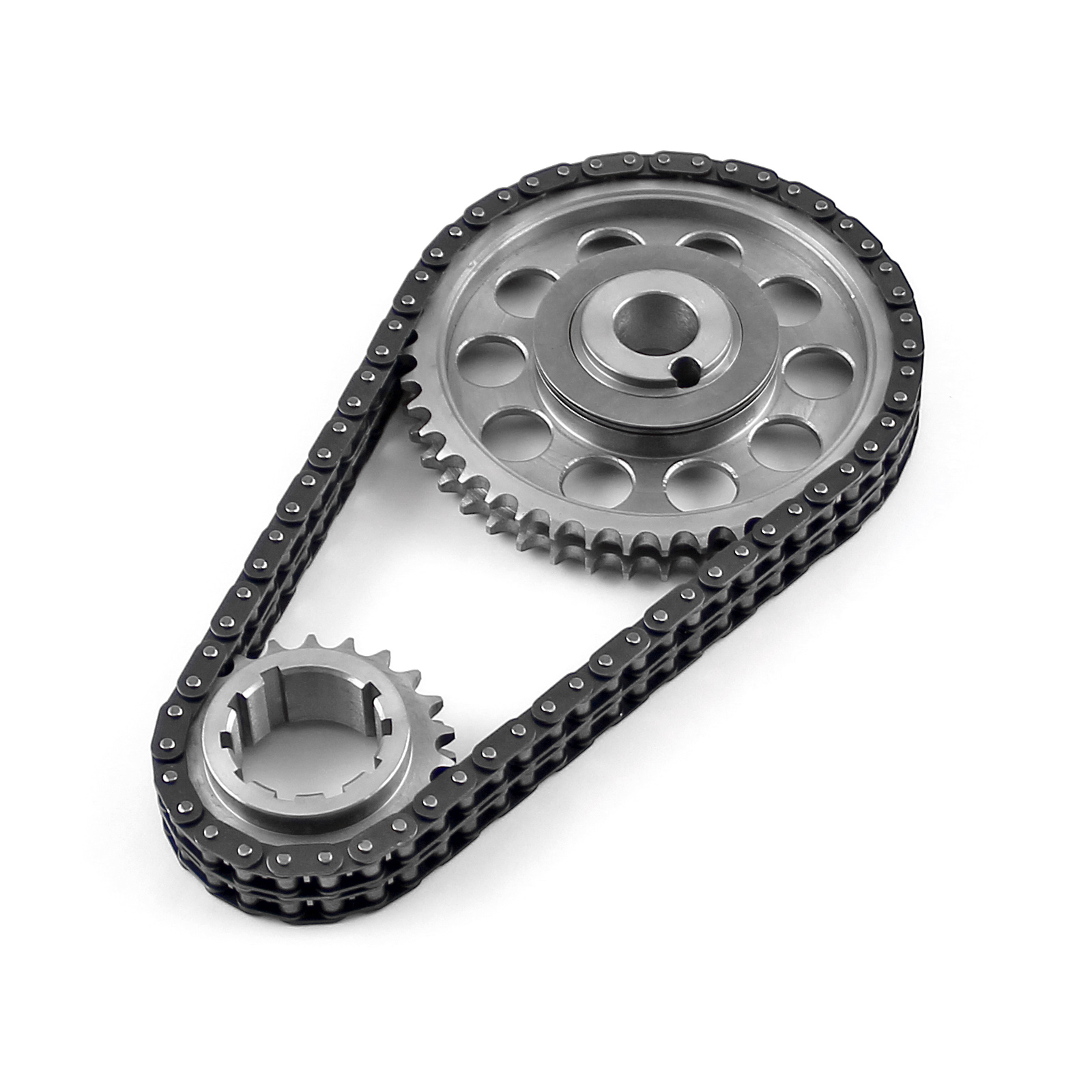 Speedmaster® PCE264.1015 Ford 429 460 Double Roller 9 Keyway Billet Steel Timing Chain Kit (Tor/Brg)