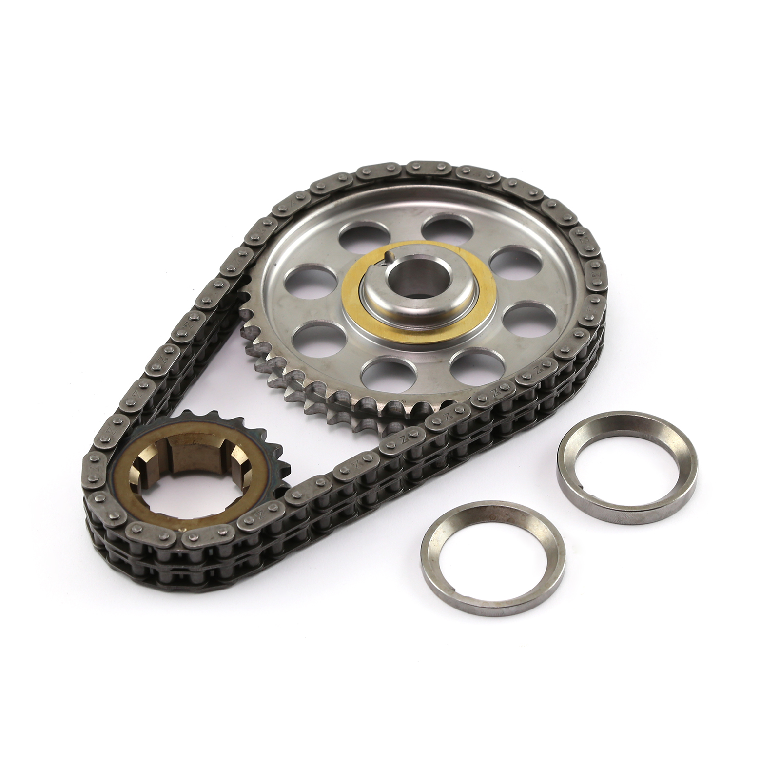 Speedmaster® PCE264.1024 Ford SB 289 302 351 Early Late Double Roller 9 Keyway Billet Steel Timing Chain