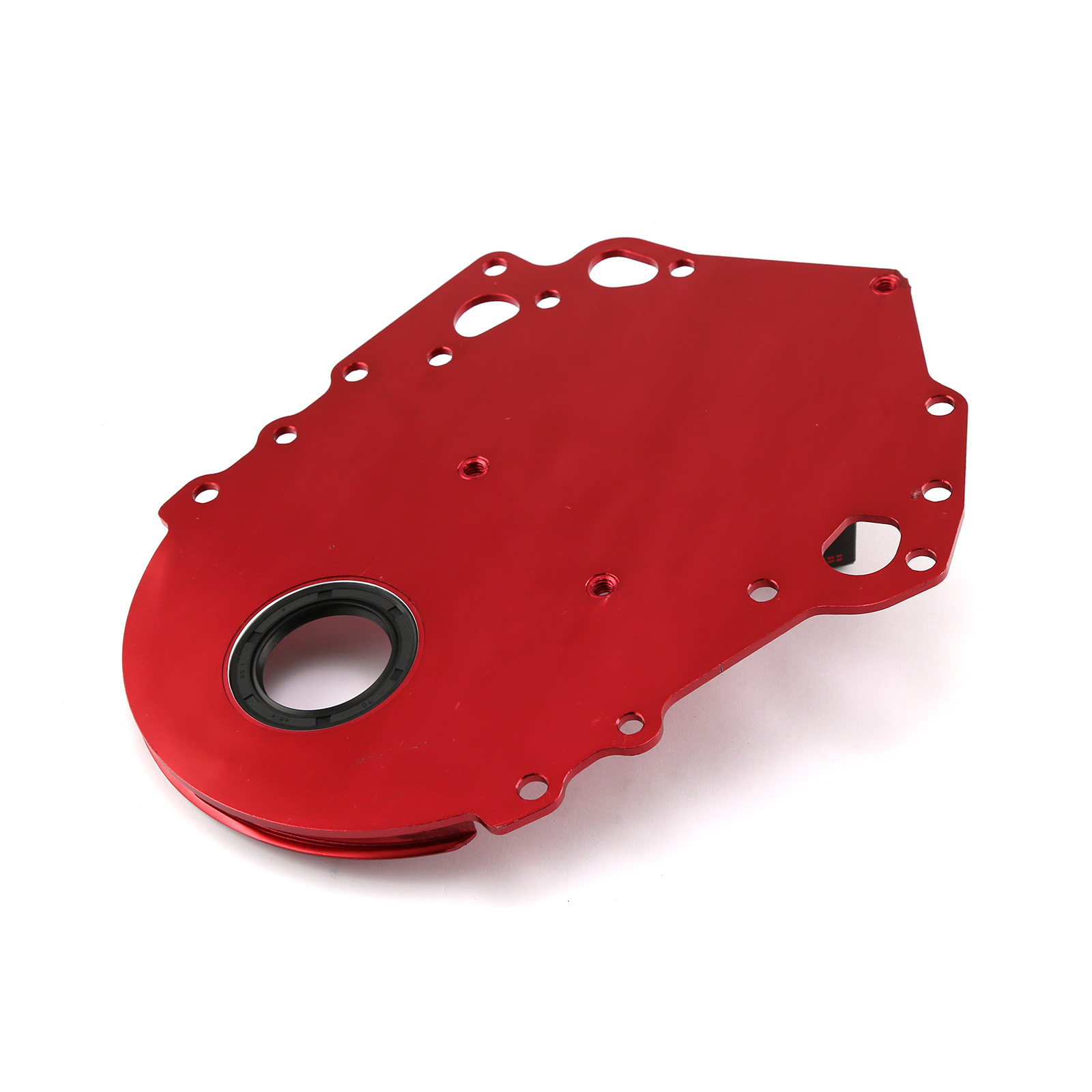Speedmaster® PCE265.1054 Ford 351C Cleveland Red Aluminum Timing Cover with Seal