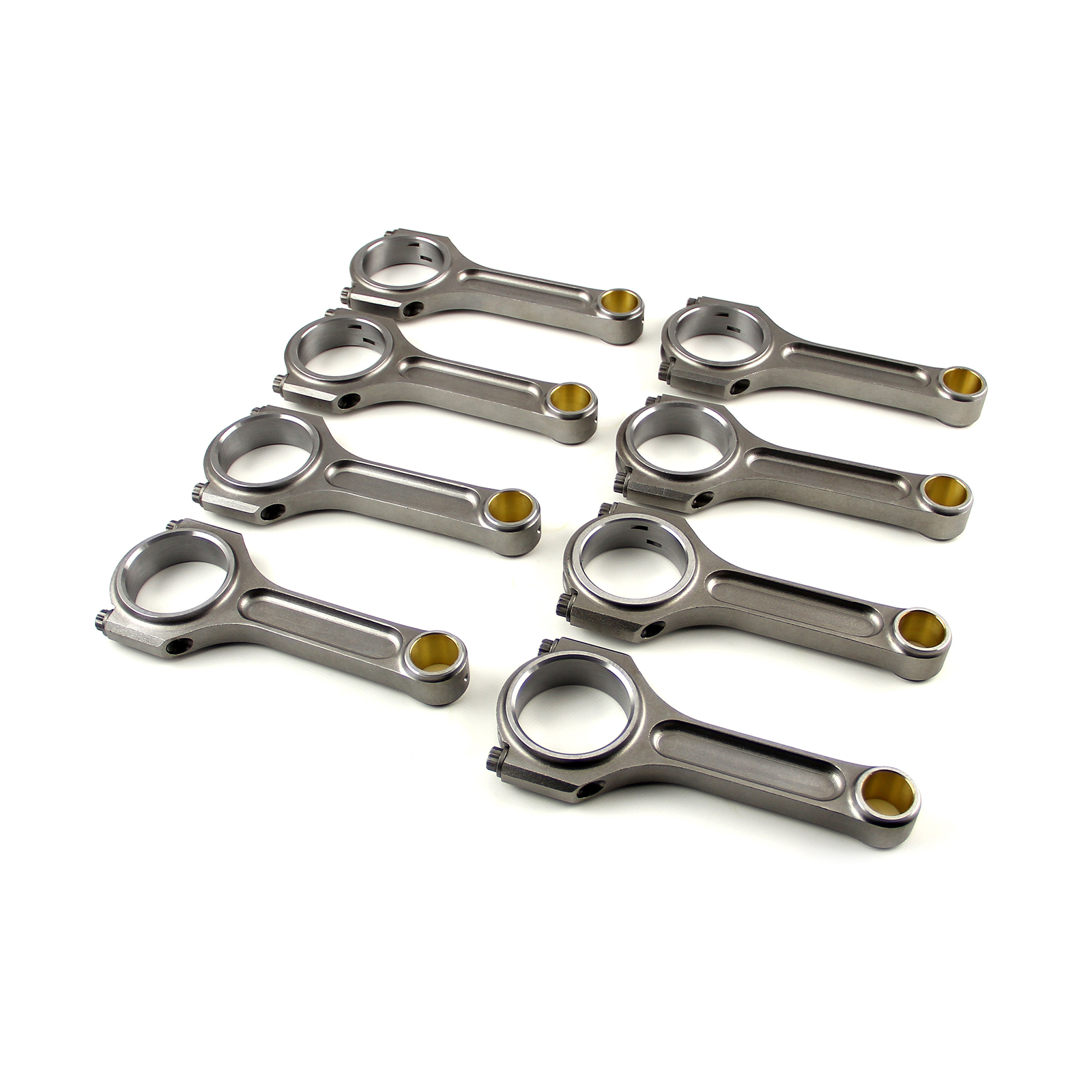 Speedmaster® PCE274.1086 I Beam Race 6.385" 2.200" .990" Bronze Bush 4340 Connecting Rods - Chevy BBC 454