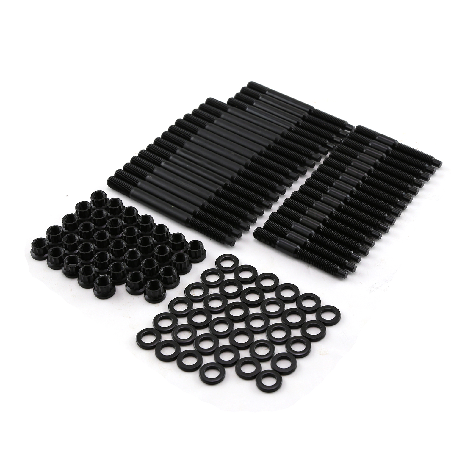 Chevy SBC 350 3/8" to 7/16" DONOVAN Aluminum Block Head Stud Kit