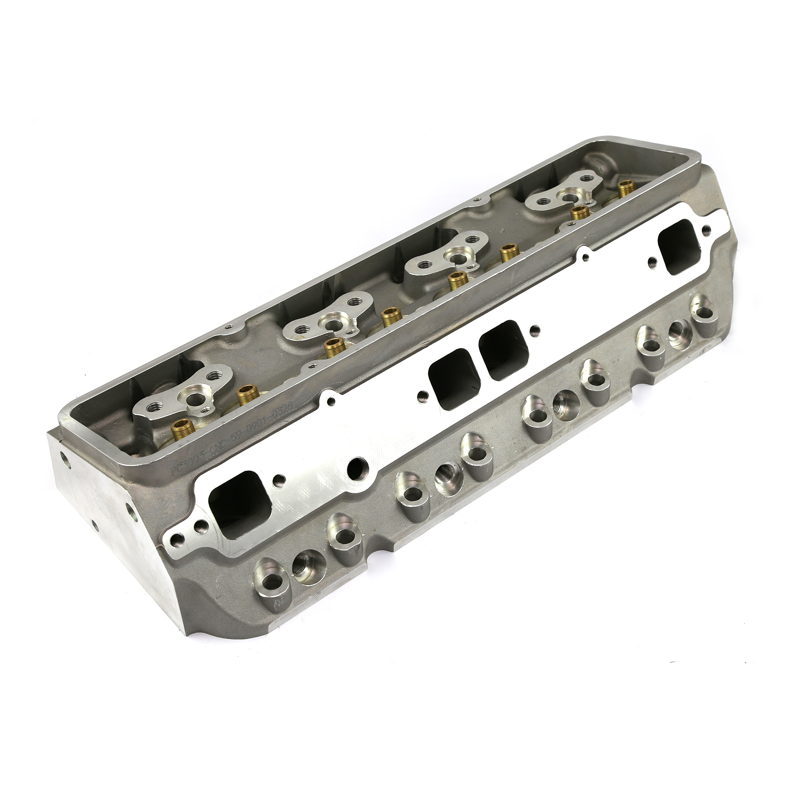 Speedmaster® PCE281.1157 Chevy SBC 350 190cc 68.5cc Angle CNC Chamber Aluminum Bare Cylinder Head