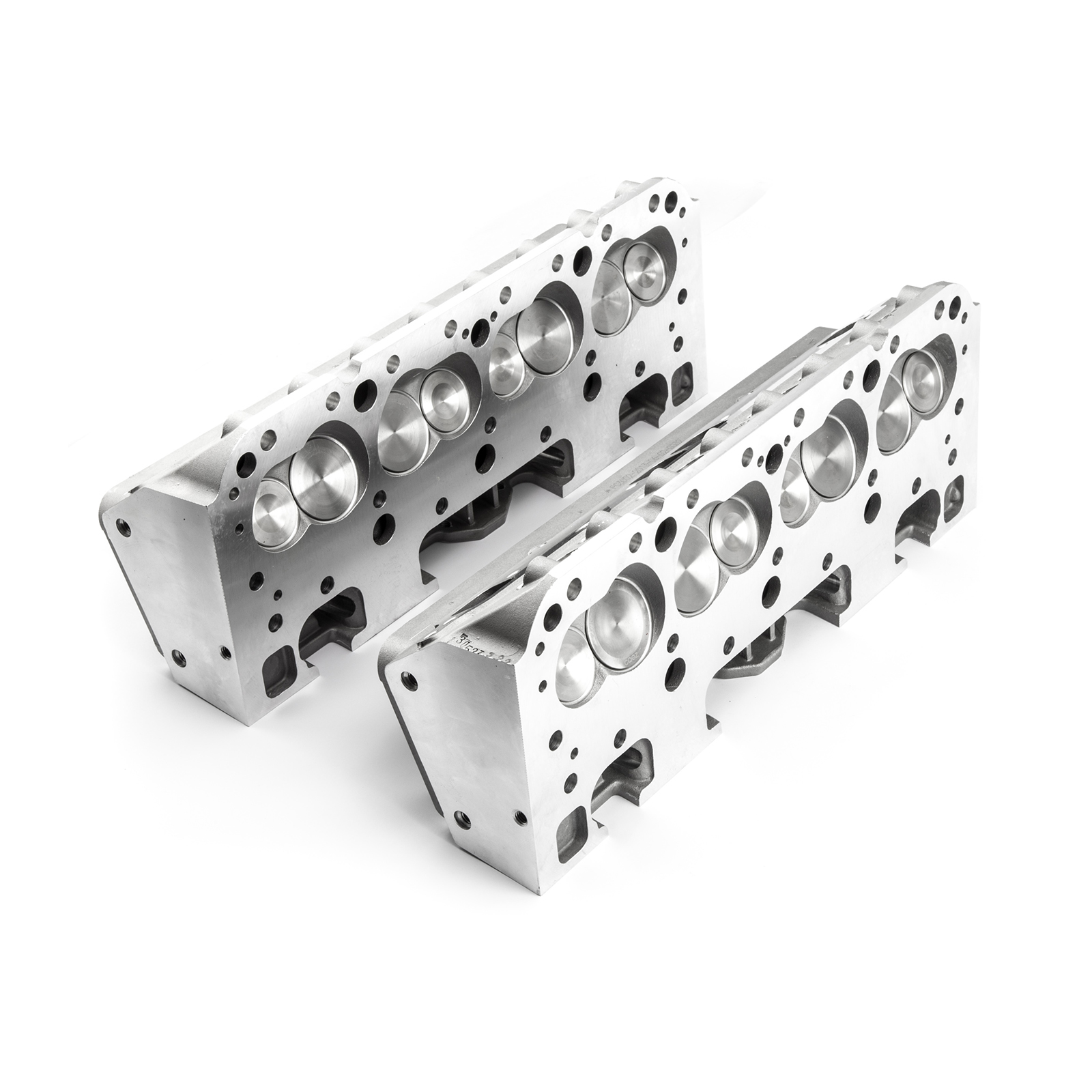 Speedmaster® PCE281.2010 Chevy SBC 350 205cc 64cc Straight Hydraulic Flat Assembled Cylinder Heads