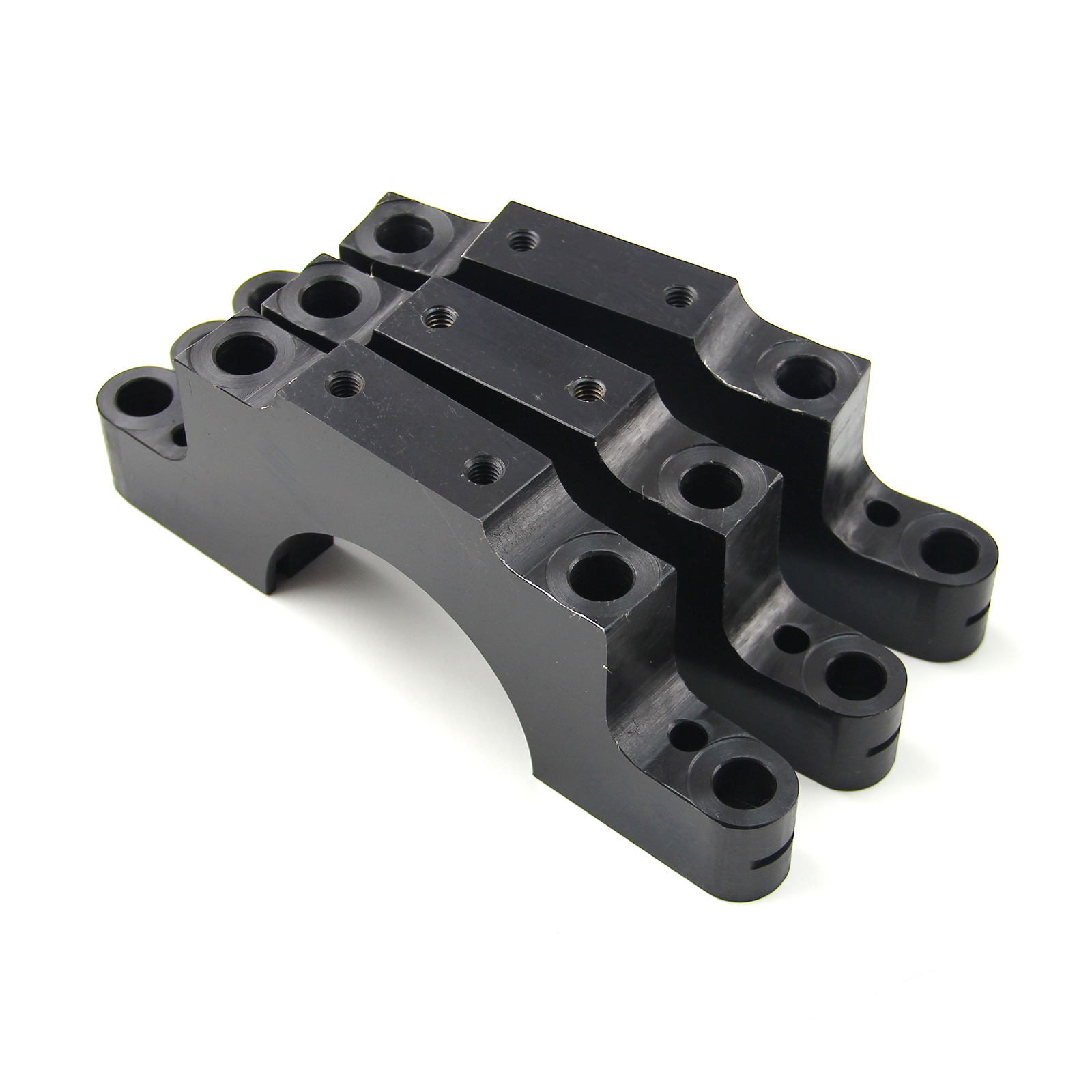 Pontiac 455 OEM 2 Bolt to 4 Bolt Straight Billet Steel Main Caps