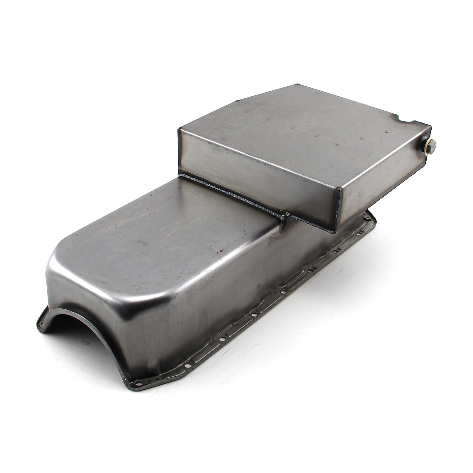 Speedmaster® PCE300.1021.01 Chevy SBC 350 2Pcs Rms 1955-79 D/Side 7Qt Circle Track Oil Pan [Natural]