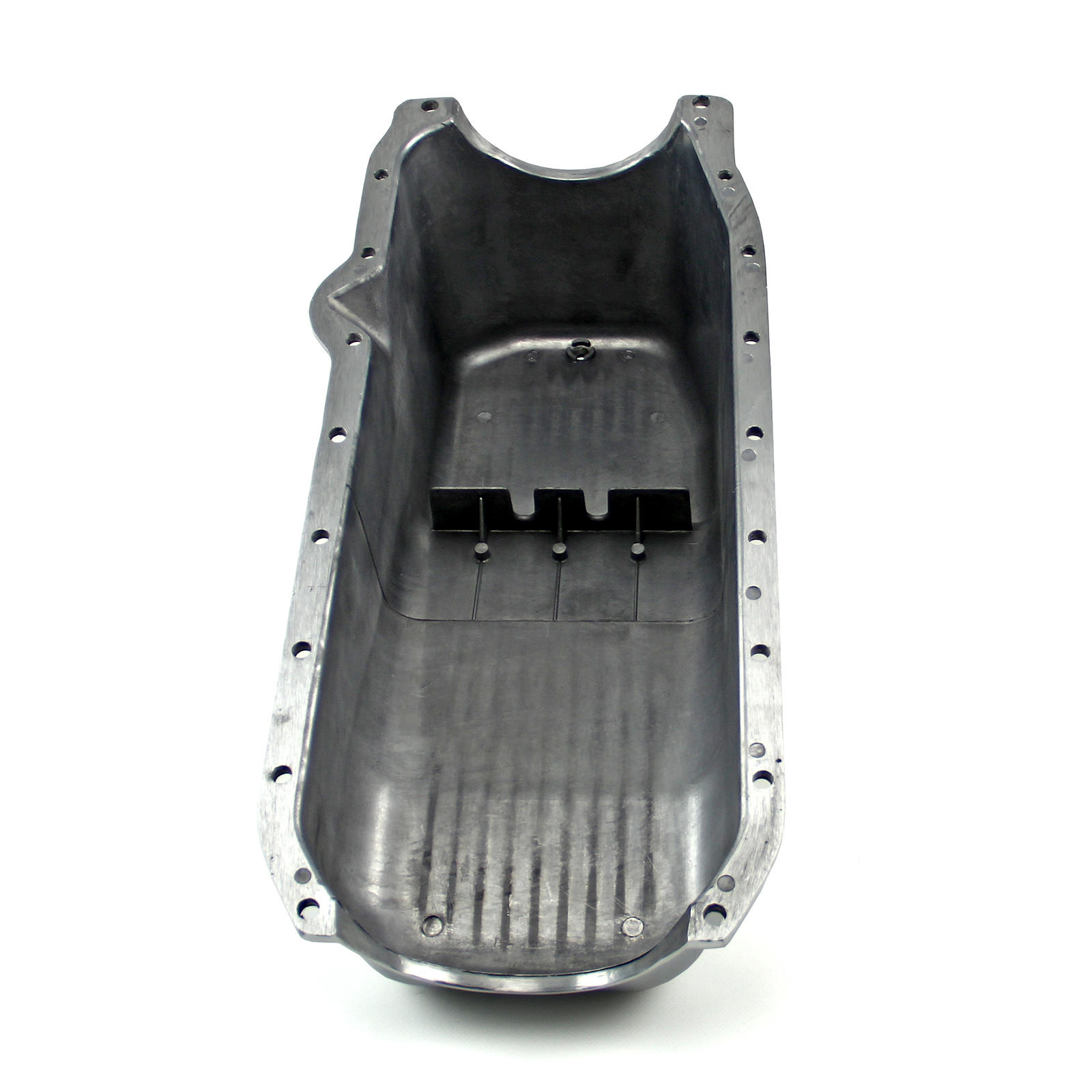 Speedmaster® PCE300.1031.01 Chevy SBC 350 1Pcs Rms 1986-Up P/Side Polished Finned Aluminum Oil Pan