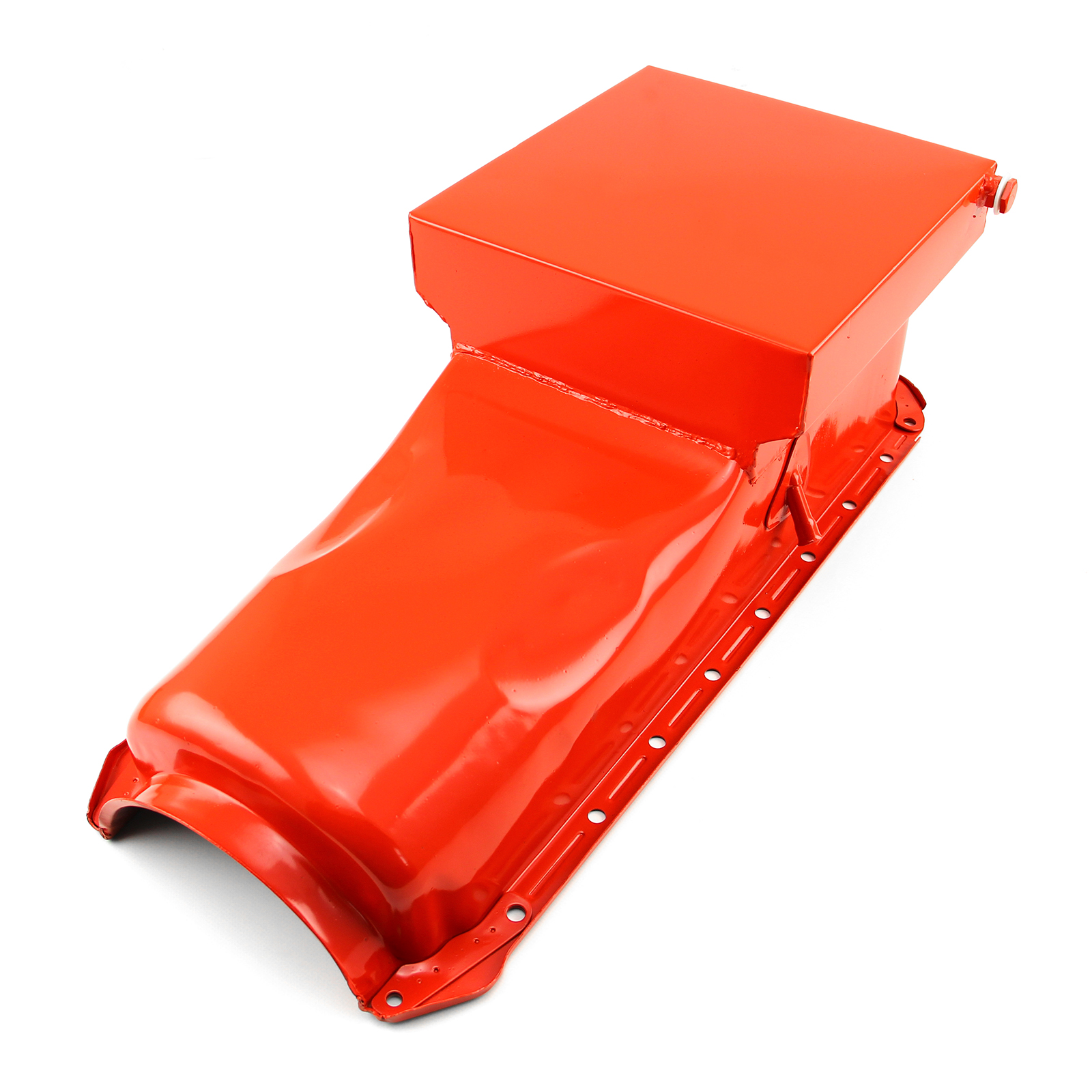 Speedmaster® PCE300.1062.02 Chevy BBC 454 Gen 4 6Qt Drag Rear Sump 2Pc Rms Orange Oil Pan