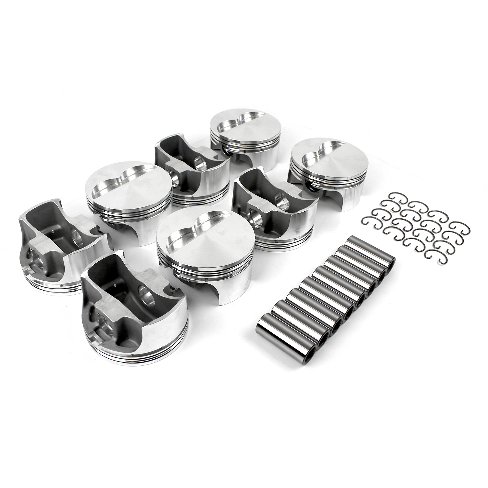 Speedmaster® PCE305.1131 Chevy SBC 383 ci 6.0" 4.060" 1.100" 0.927" Flat Top Forged Pistons 2.5mm