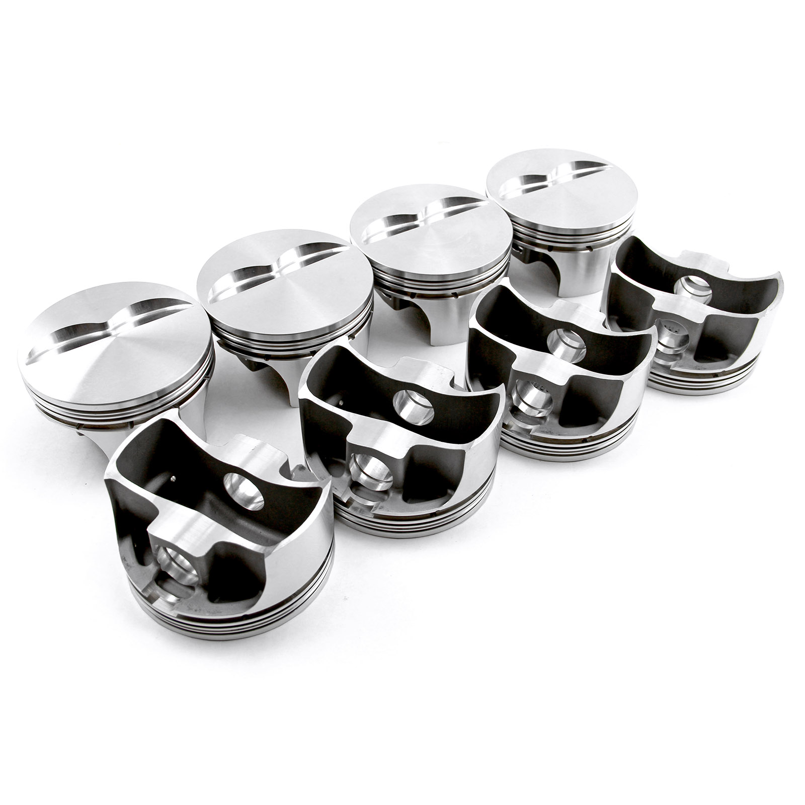 Speedmaster® PCE305.1131 Chevy SBC 383 ci 6.0" 4.060" 1.100" 0.927" Flat Top Forged Pistons 2.5mm