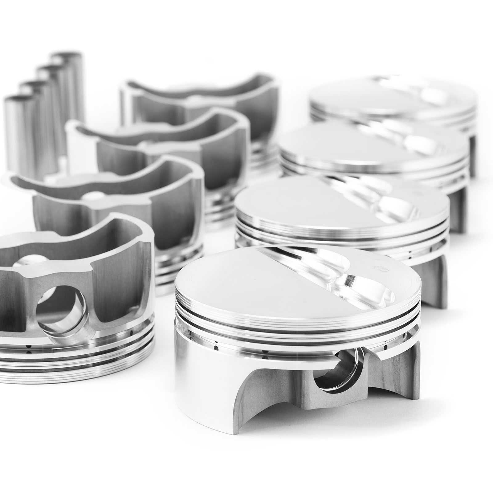 Speedmaster® PCE305.1122 Chevy LS2 4.005" Bore 1.115" .927" Flat Top Forged Pistons