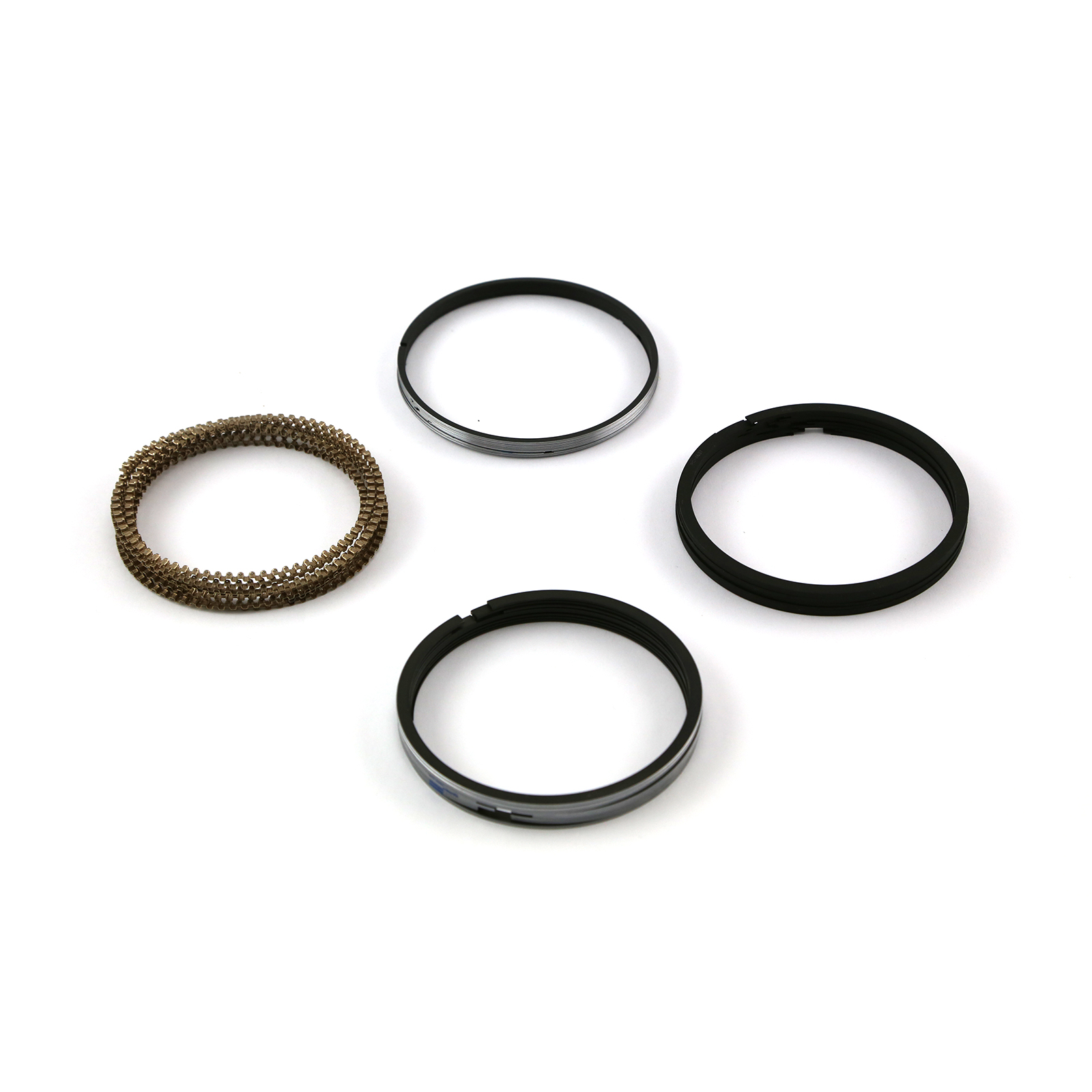 Speedmaster® PCE306.1040 4.060" Bore - 1.5 - 1.5 - 3mm Plasma Moly Piston Ring Set - Zero Gap