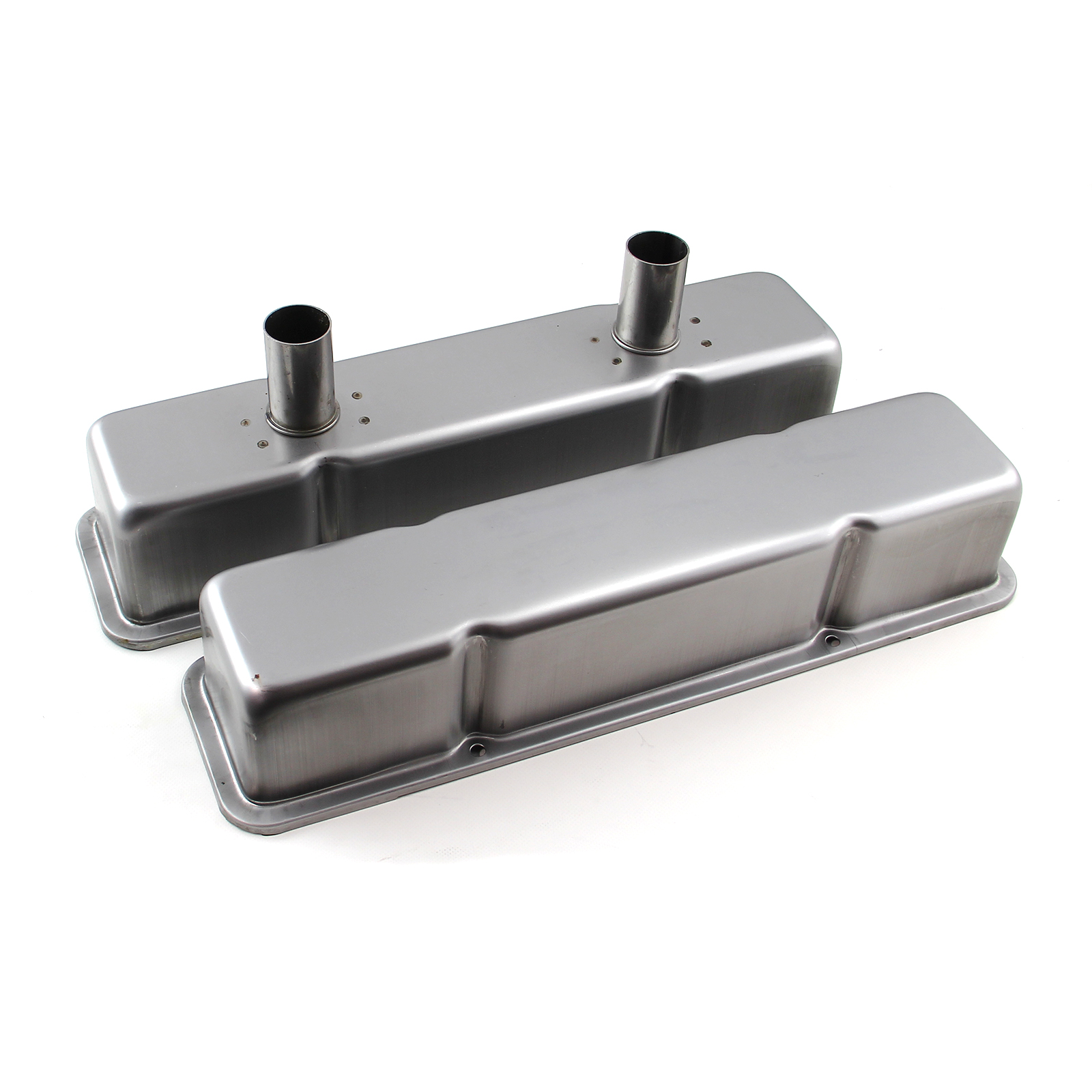 Speedmaster® PCE314.1021.02 Chevy SBC 350 Uplated Steel Circle Track Valve Covers - Tall - IMCA