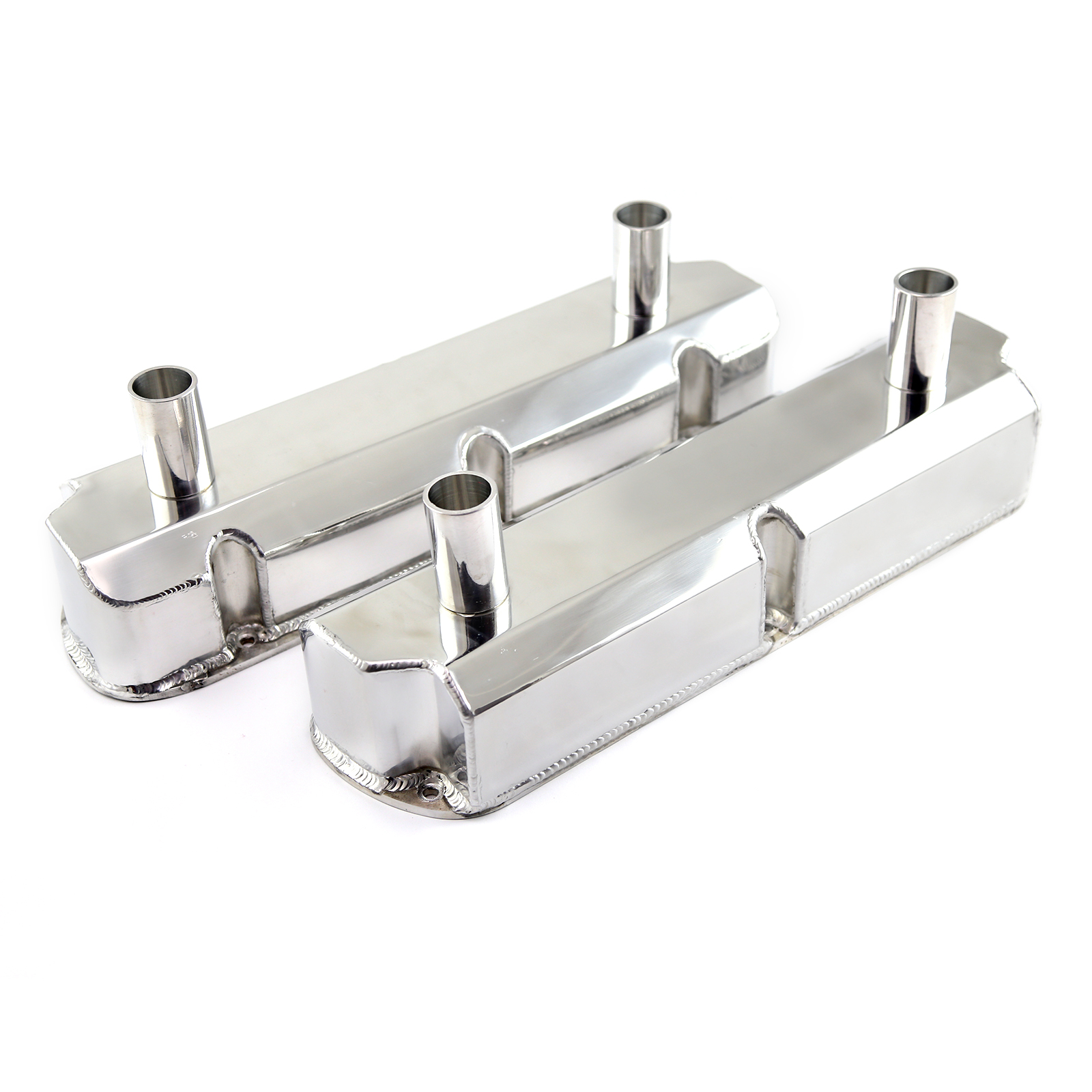 Speedmaster® PCE314.1120.01 Ford SB 289 302 351 Windsor Satin Fabricated Circle Track Valve Covers Tall