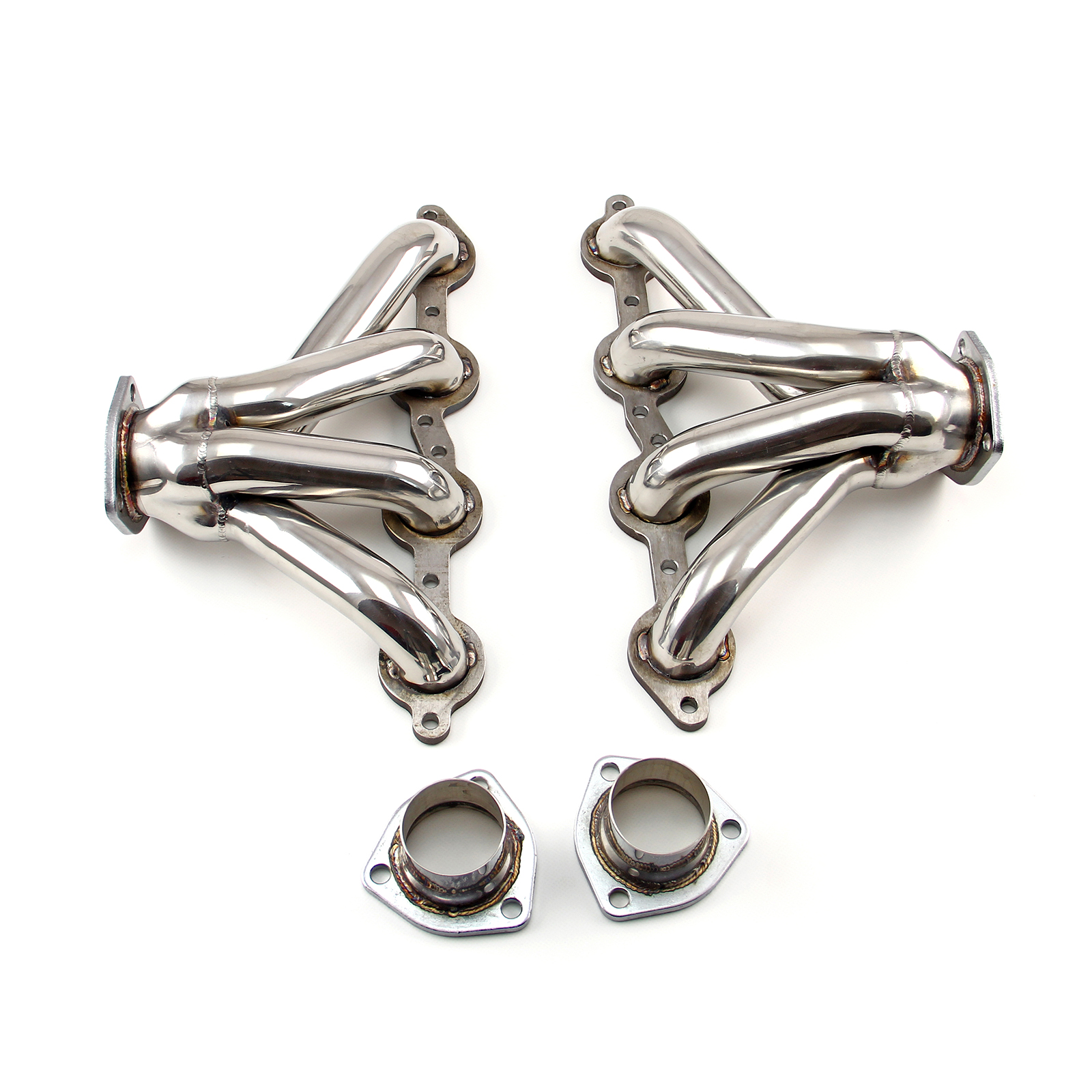 Speedmaster® PCE316.1061.01 Chevy LS1 LS6 Block Hugger Stainless Steel Exhaust Headers