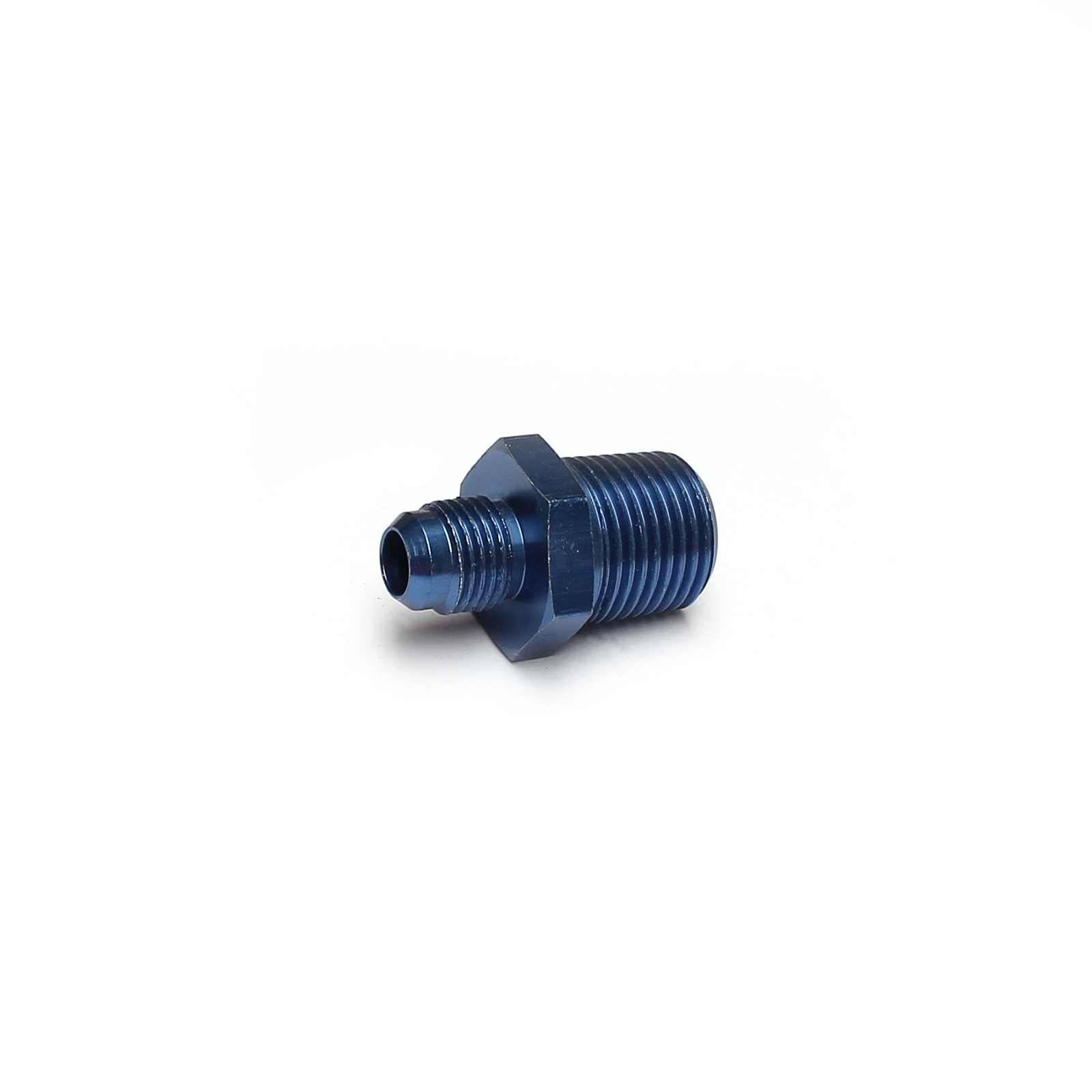 Speedmaster® PCE324.1006 Straight 1/2" NPT to -6 AN Male Flare Aluminum Adapter Fitting