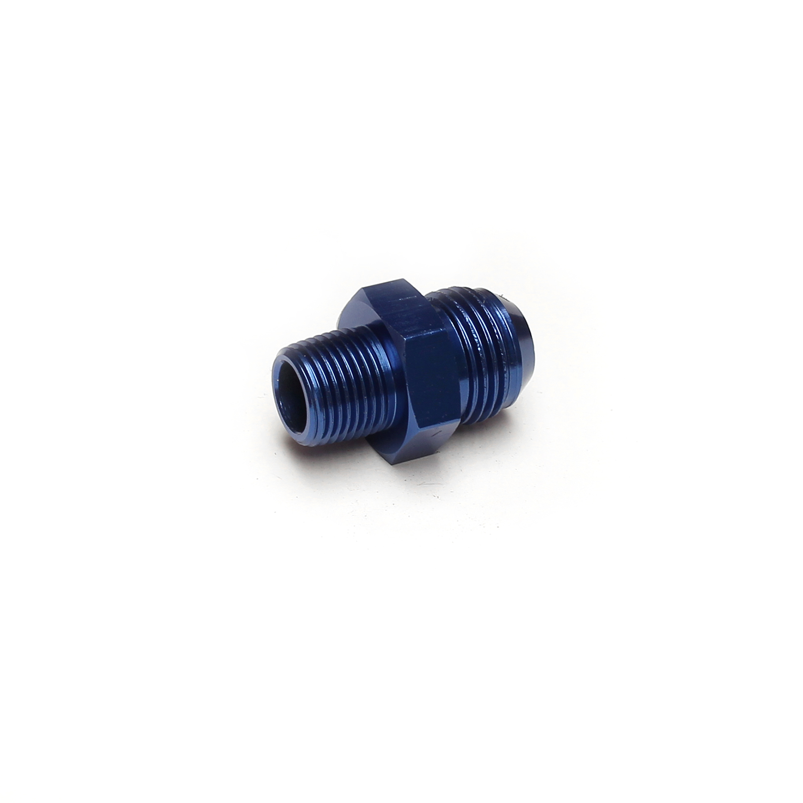 Speedmaster® PCE324.1011 Straight 1/2" NPT to -10 AN Male Flare Aluminum Adapter Fitting