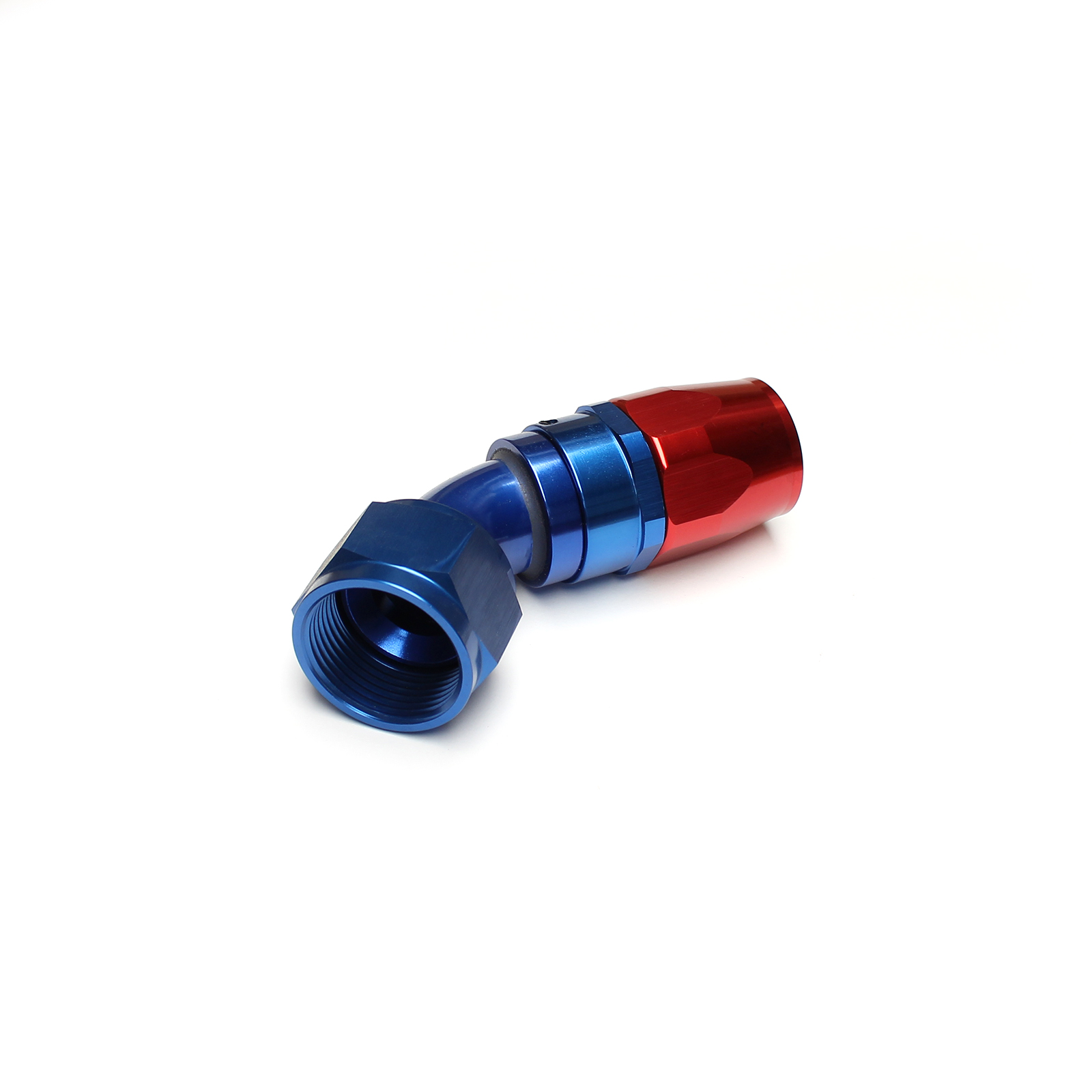 Speedmaster® PCE329.1010 45 Degree Aluminum Swivel Braided Hose End Fitting -8 AN