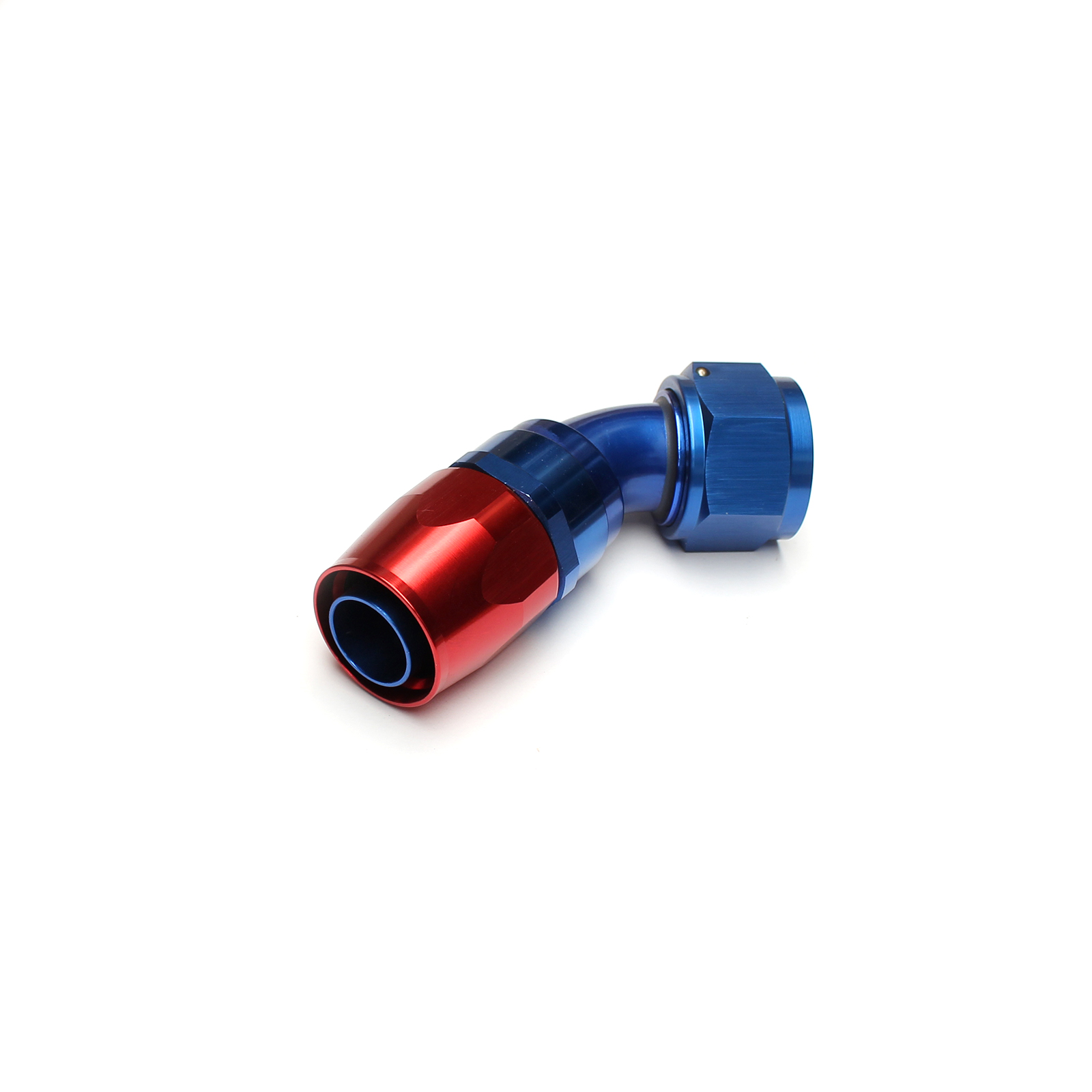 Speedmaster® PCE329.1010 45 Degree Aluminum Swivel Braided Hose End Fitting -8 AN