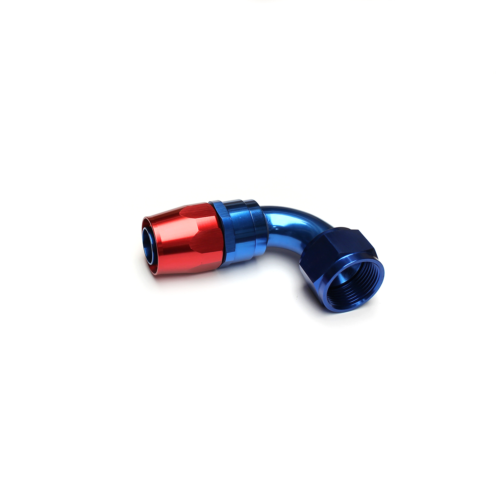 Speedmaster® PCE329.1019 90 Degree Aluminum Swivel Braided Hose End Fitting -12 AN