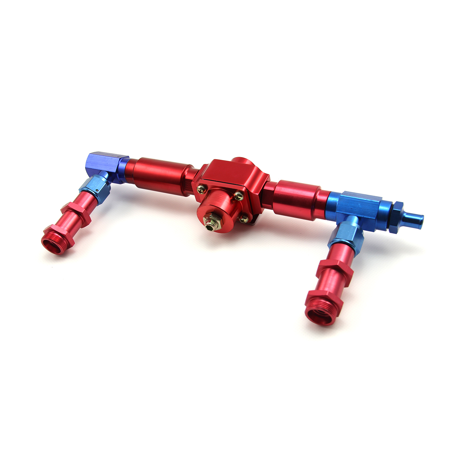 Speedmaster® PCE341.1005 7/8-20 Aluminum Carburetor Fuel Inlet Log and Regulator (Suits: Holley)