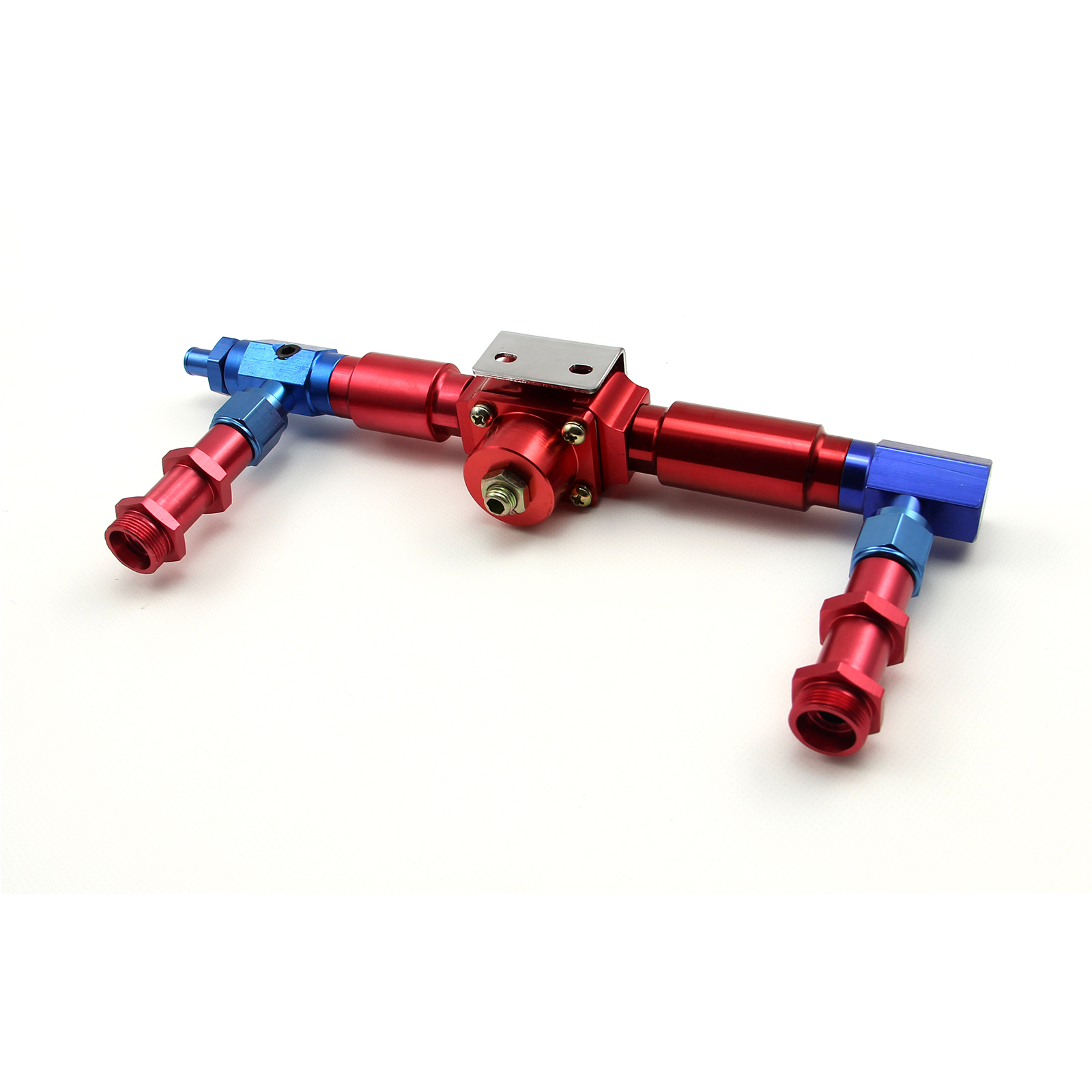 Speedmaster® PCE341.1005 7/8-20 Aluminum Carburetor Fuel Inlet Log and Regulator (Suits: Holley)