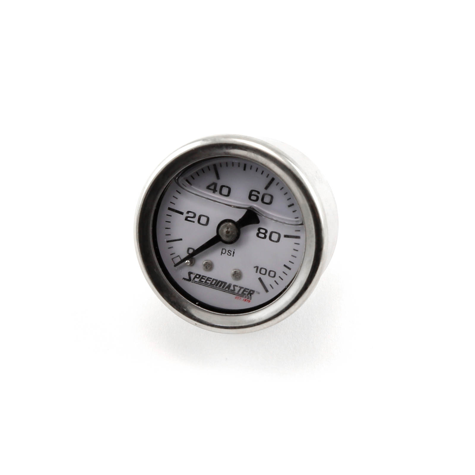 Speedmaster® PCE357.1004 1-1/2" 0-100psi Liquid Filled Fuel Pressure Gauge