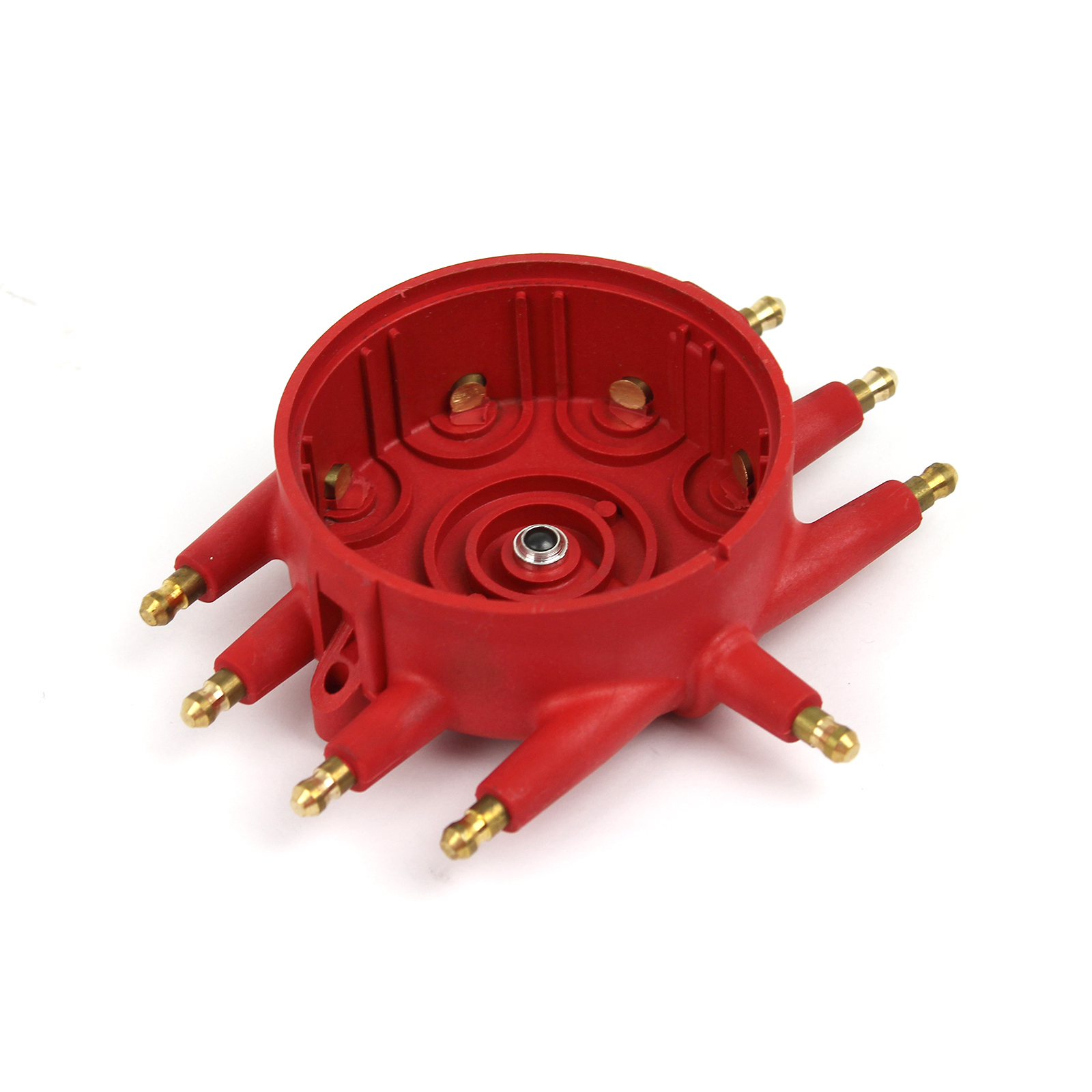 Speedmaster® PCE371.1034 Male/HEI Screw-Down Flathead Crab Distributor Cap - Red