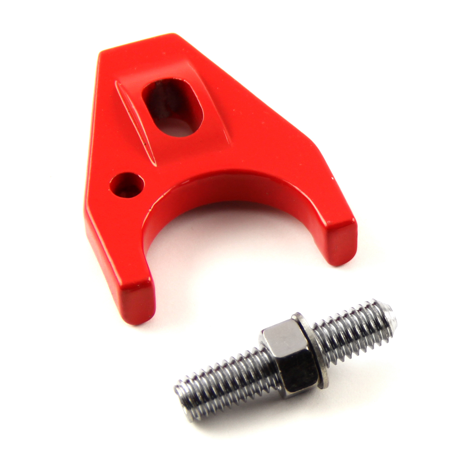 Speedmaster® PCE373.1008.05 Chevy SBC 350 BBC 454 Red Aluminum Distributor Hold Down Clamp
