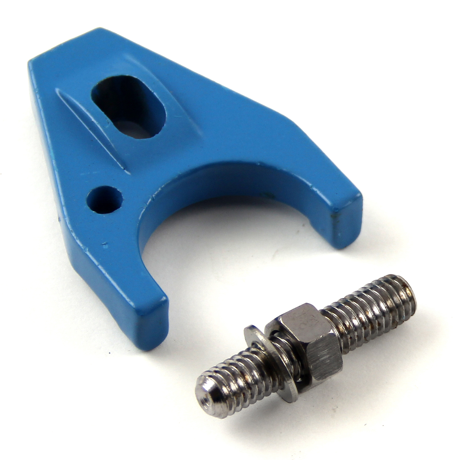 Speedmaster® PCE373.1008.03 Chevy SBC 350 BBC 454 Blue Aluminum Distributor Hold Down Clamp