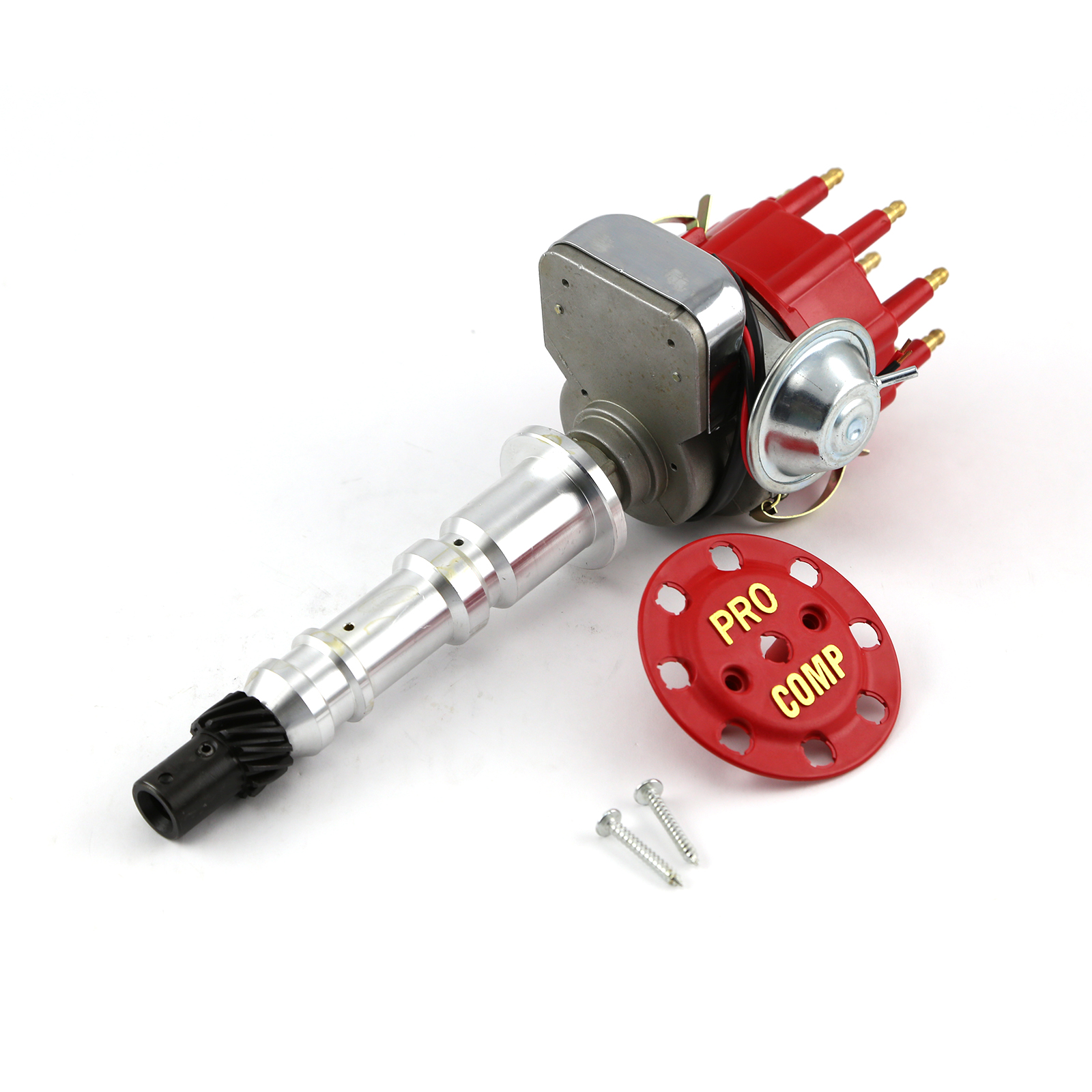 Chevy 348 409 7000 Series Ready to Run Electronic Distributor [Red]
